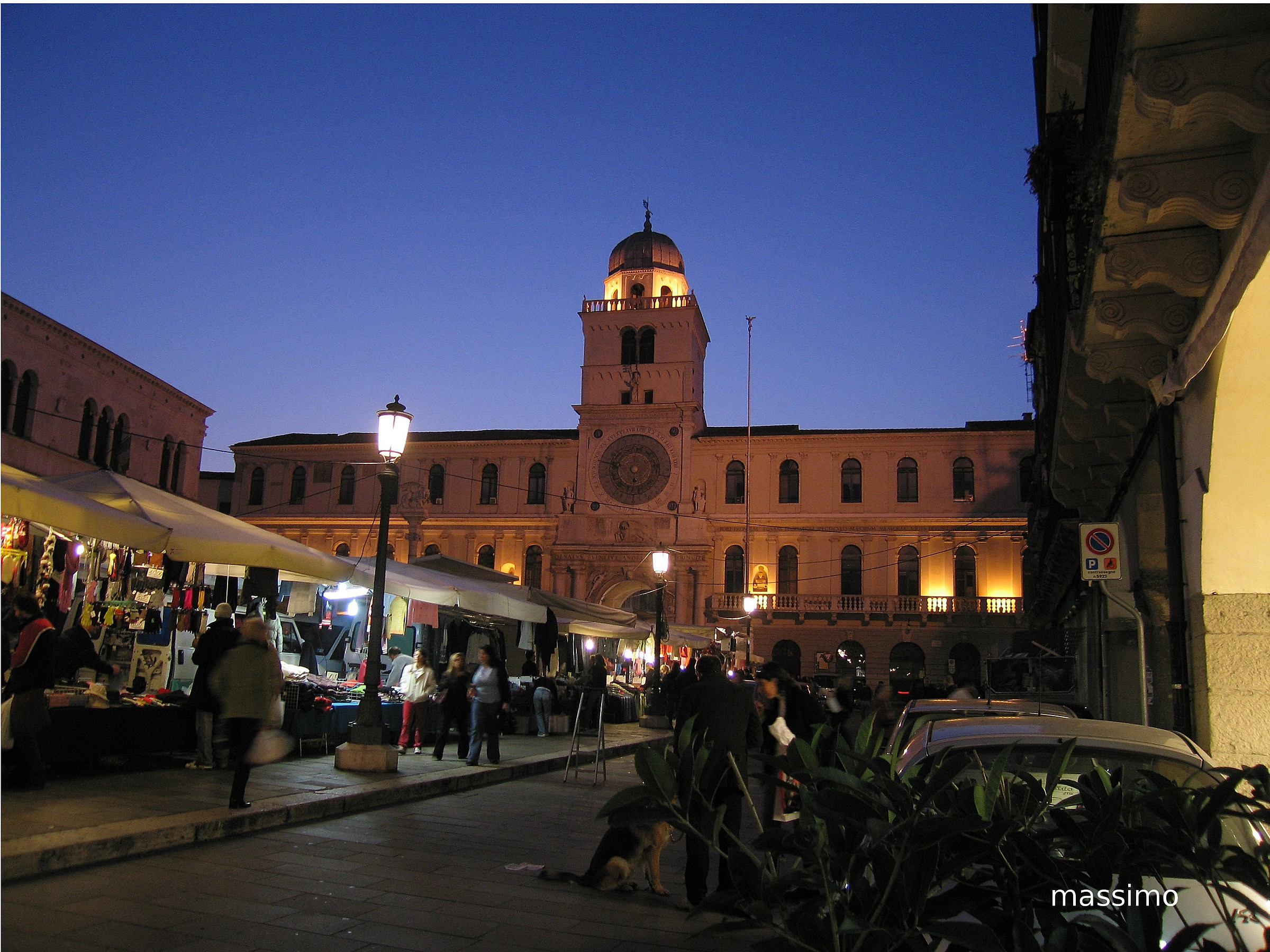 Piazza dei Signori, Padova, il mercato...
