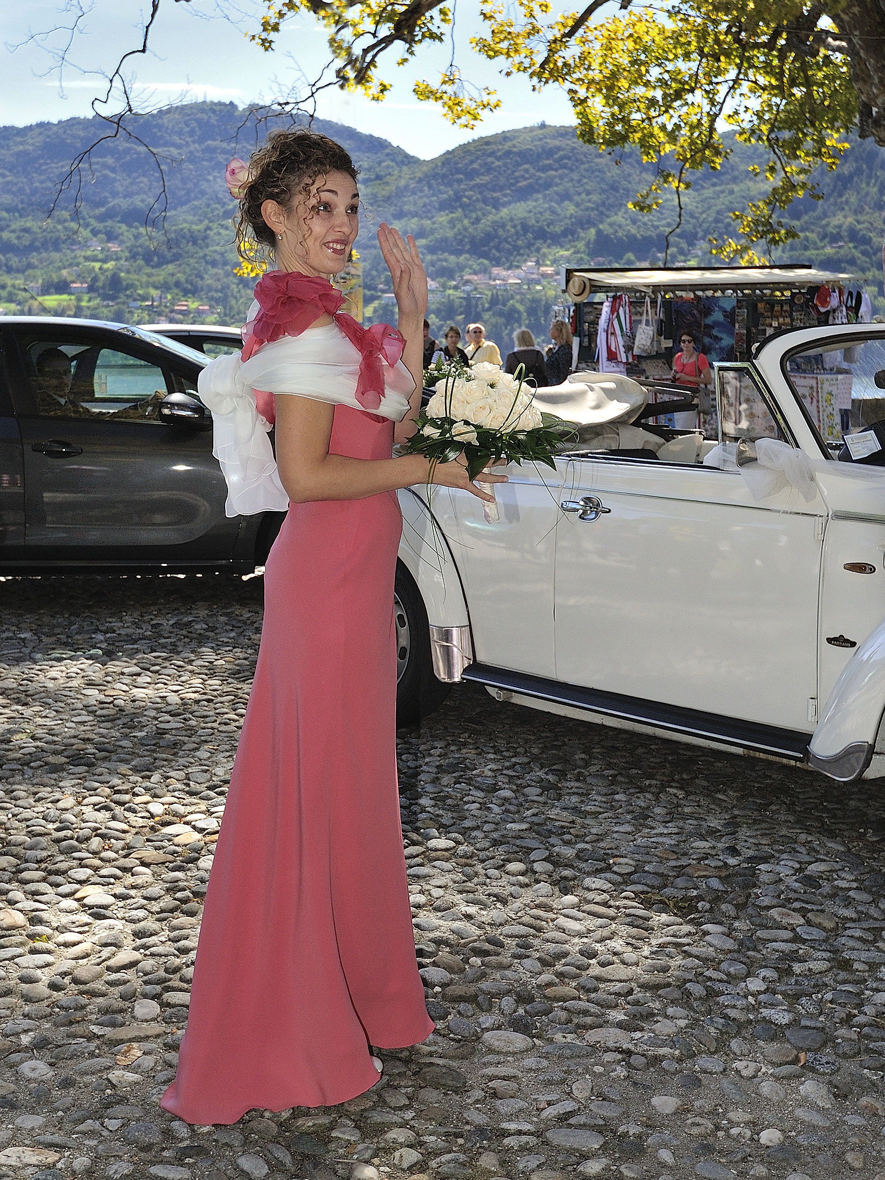 the bride to a carlotta car (tremezzo)...