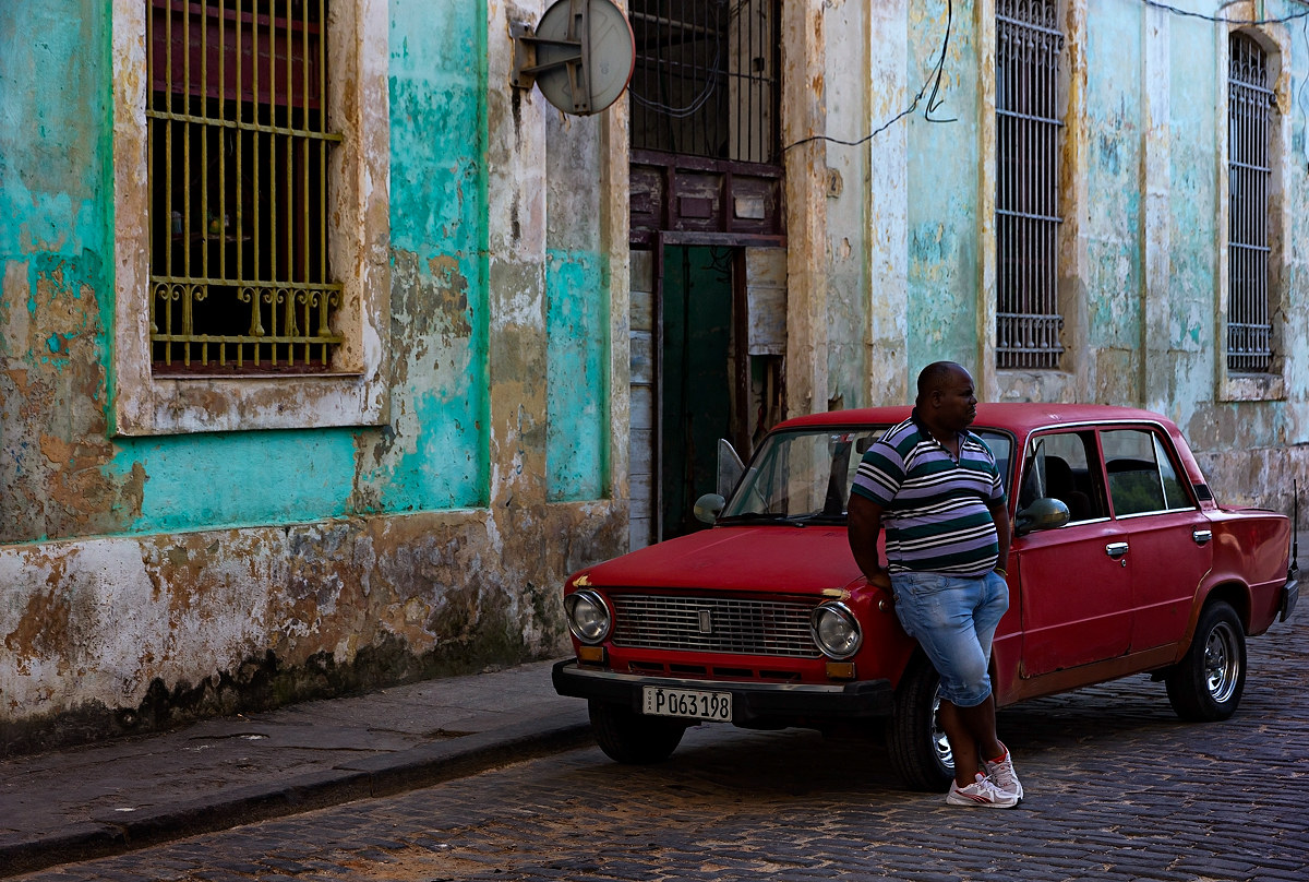 in the alleyways of Cuba...
