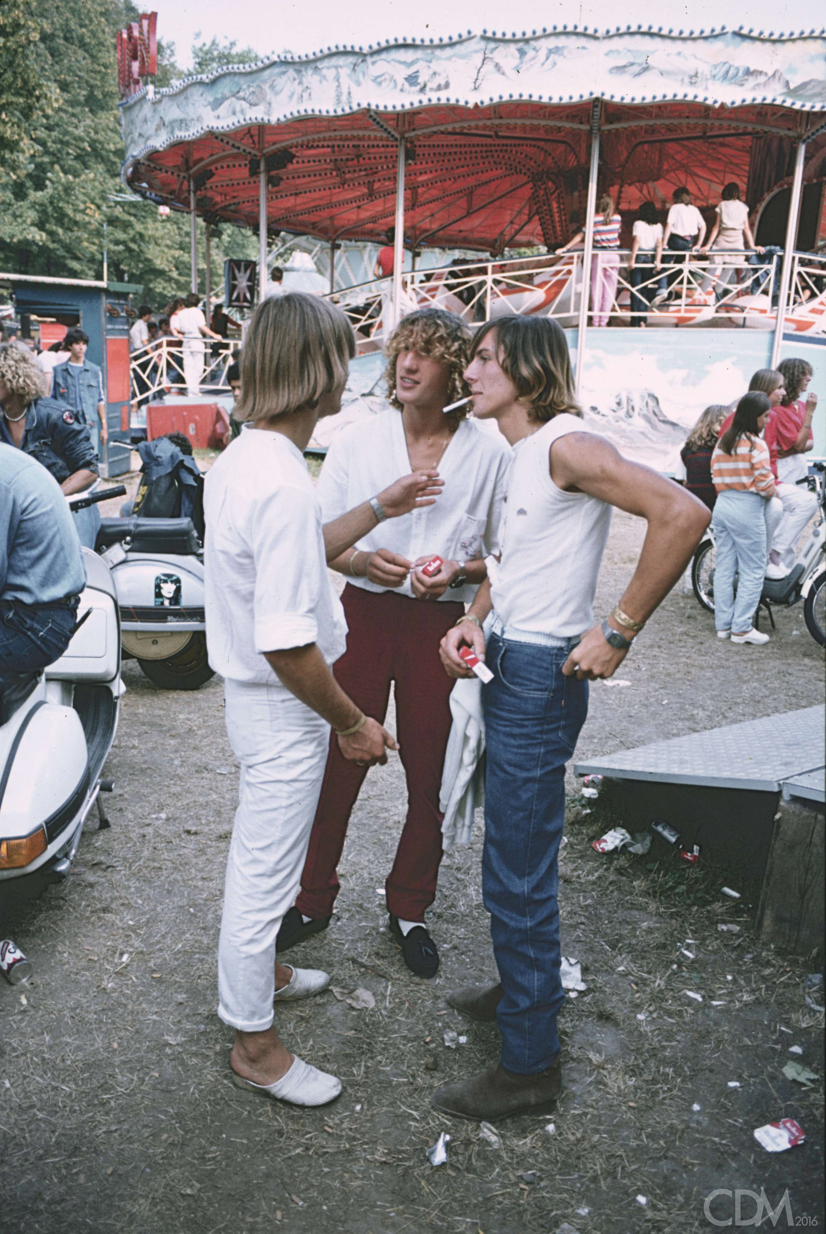 1980 at the rides...
