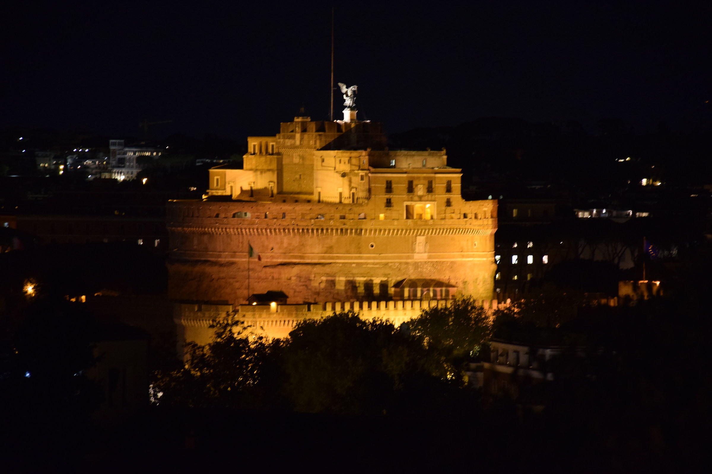 Castel S. Angelo from the Gianicolo...