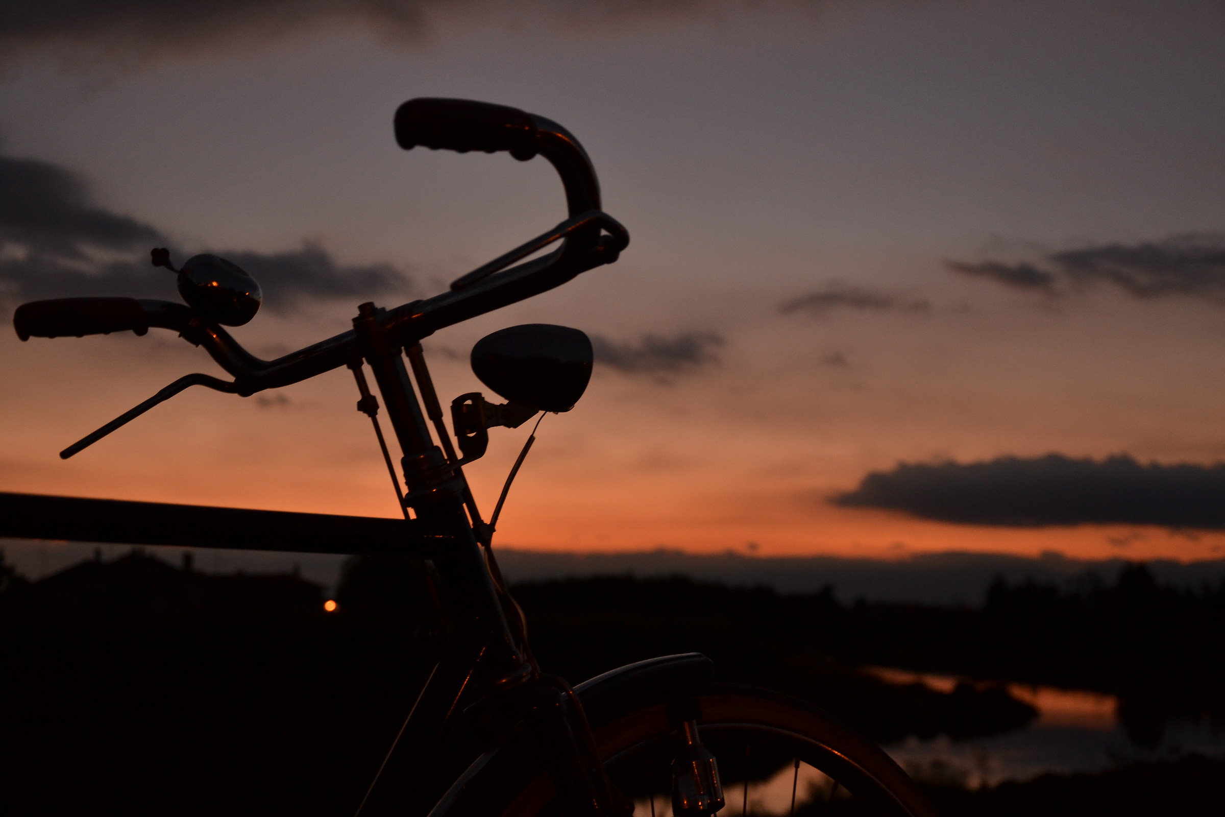 Old bike sunset...