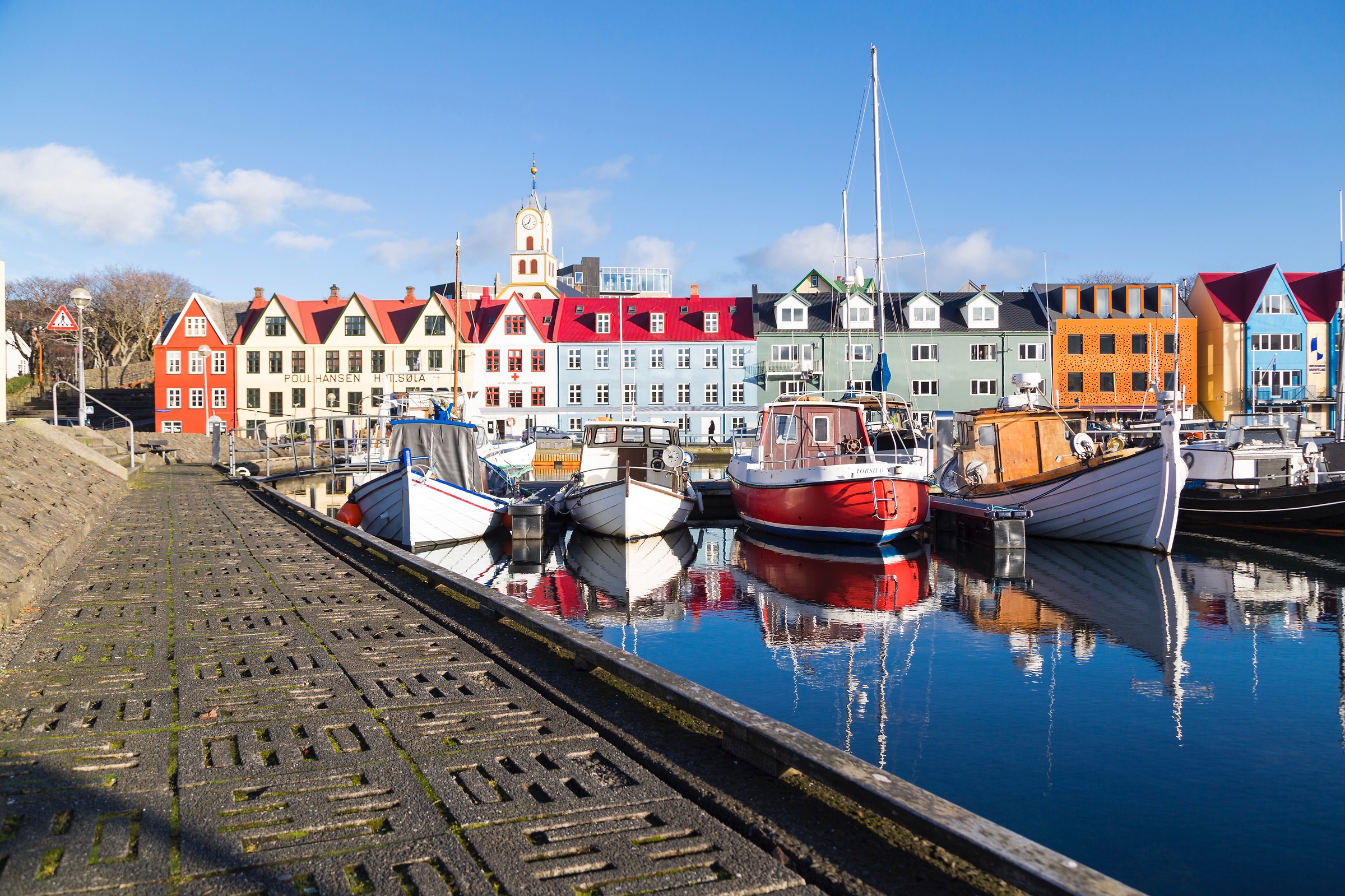 The Port of Torshavn...
