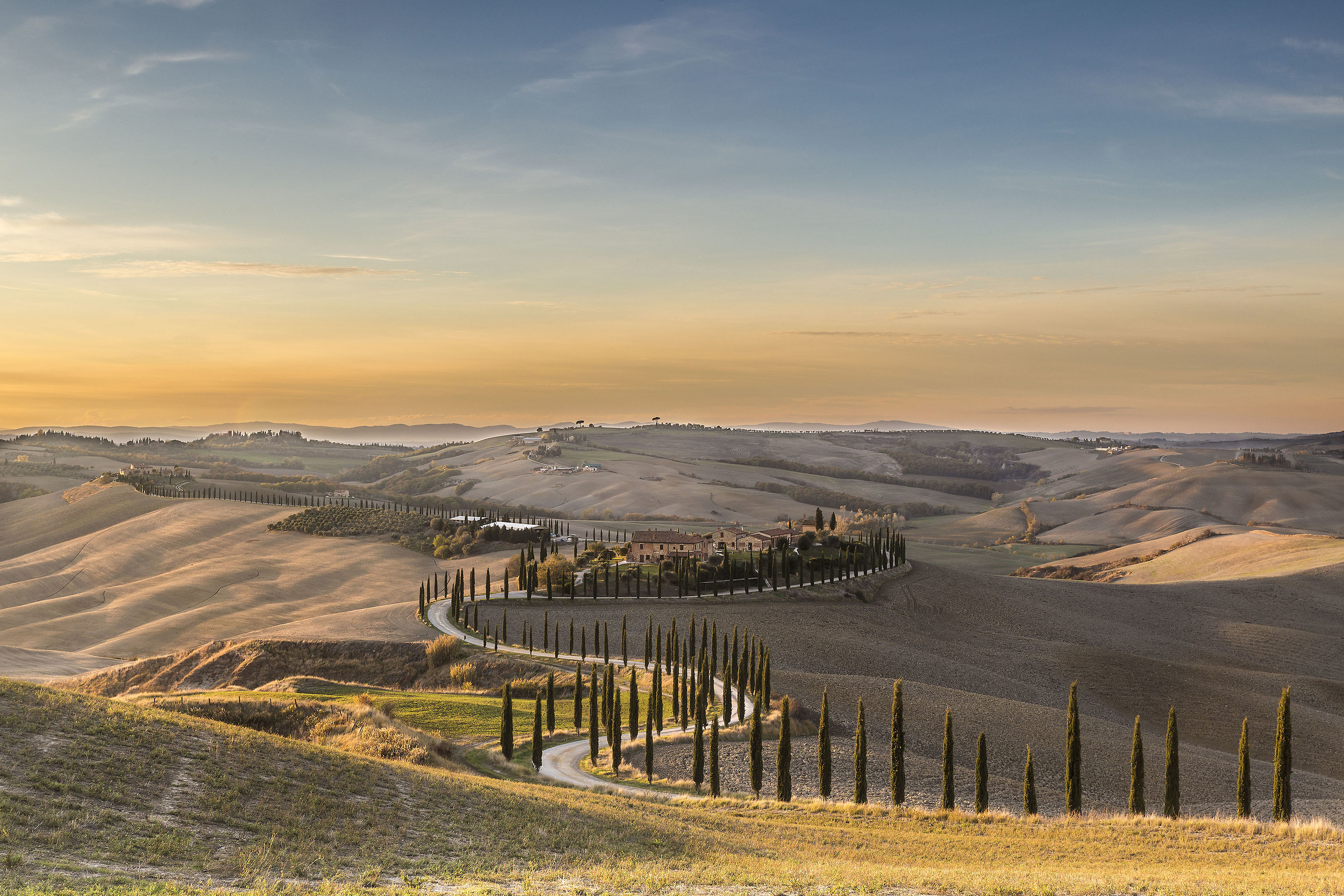 Autumn sunset at Baccoleno...