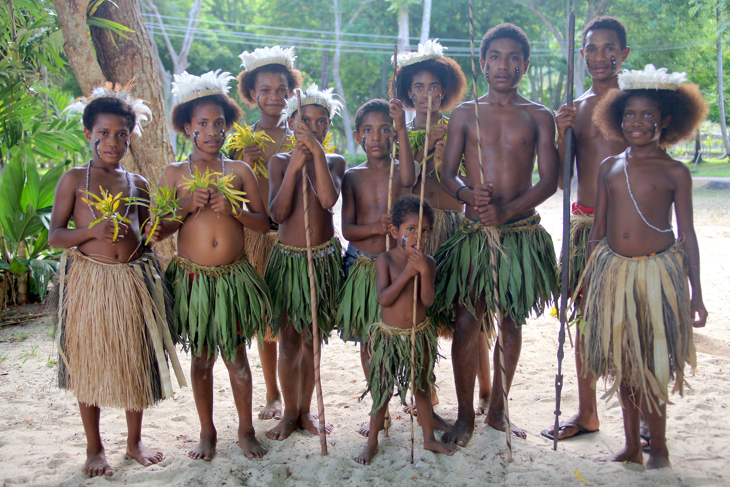 young Melanesians...