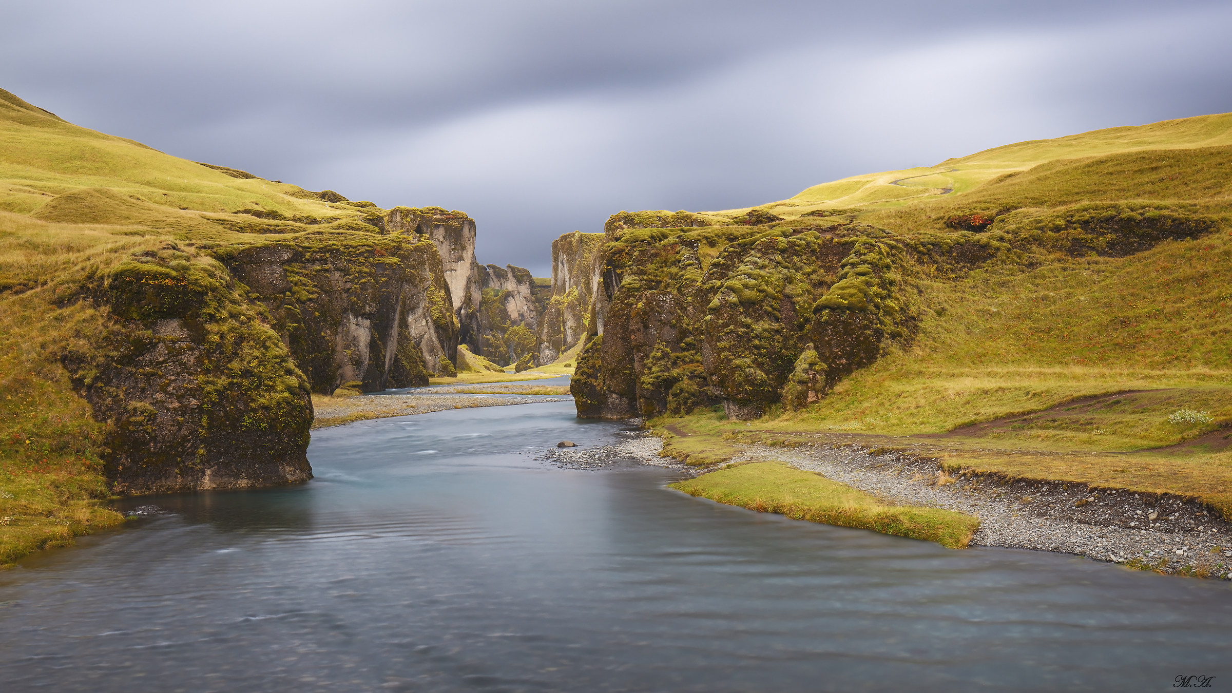 Fjadrargljufur Canyon - Southern Iceland...