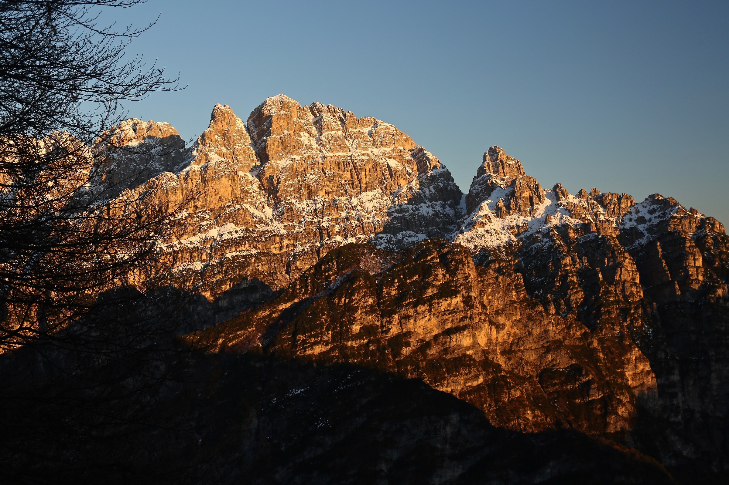 Enrosadira sulle Dolomiti Friulane...