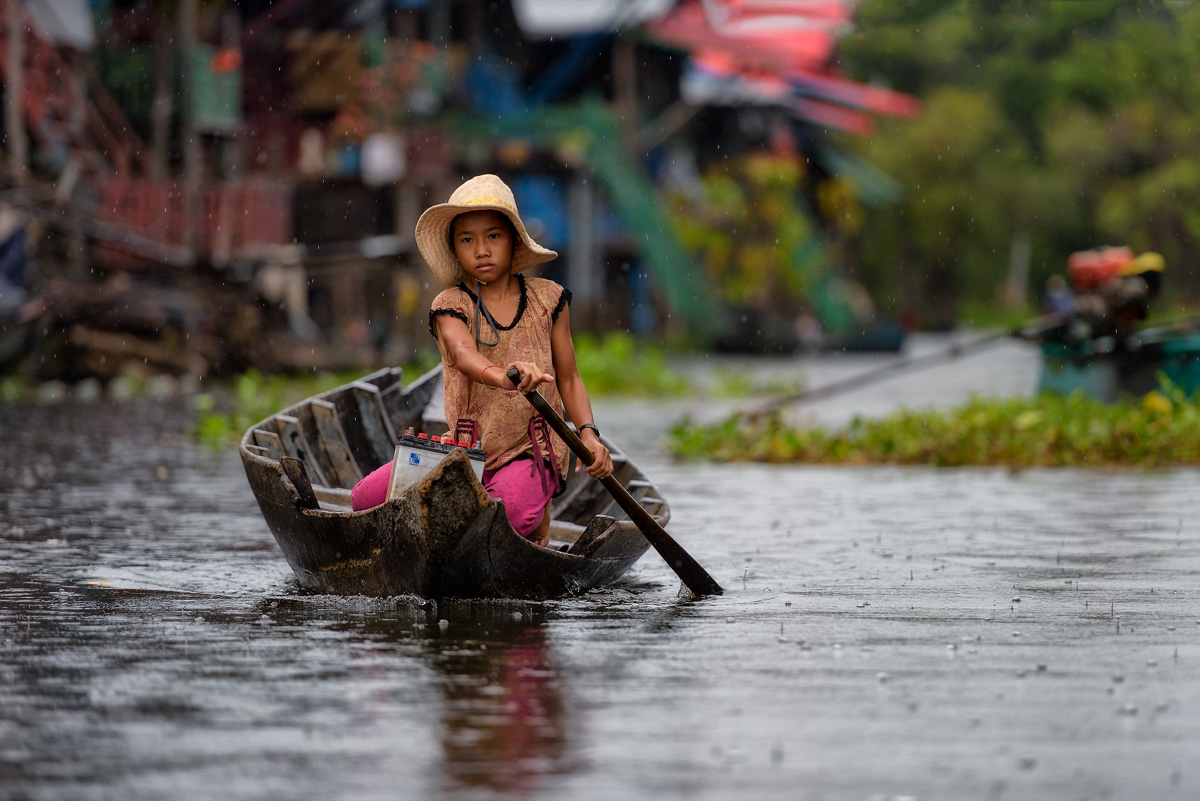 Cambodia floating village...