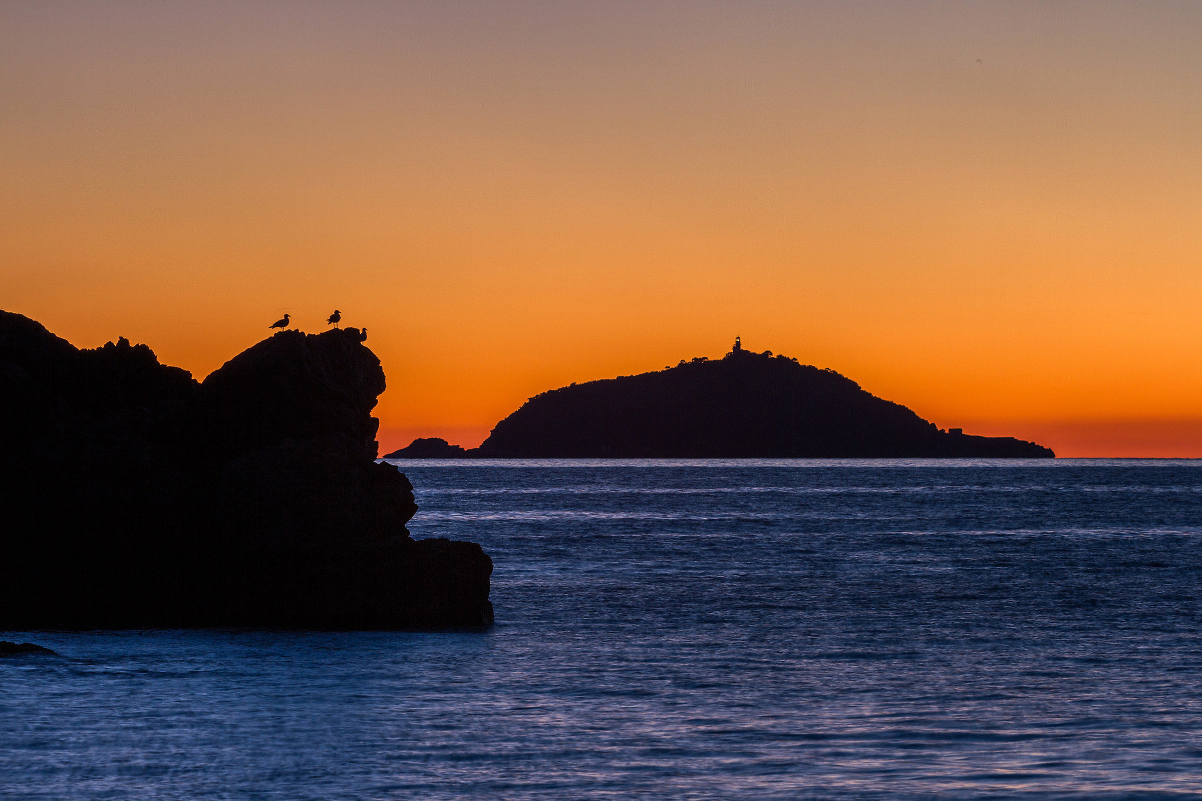 Tino Island at sunset...