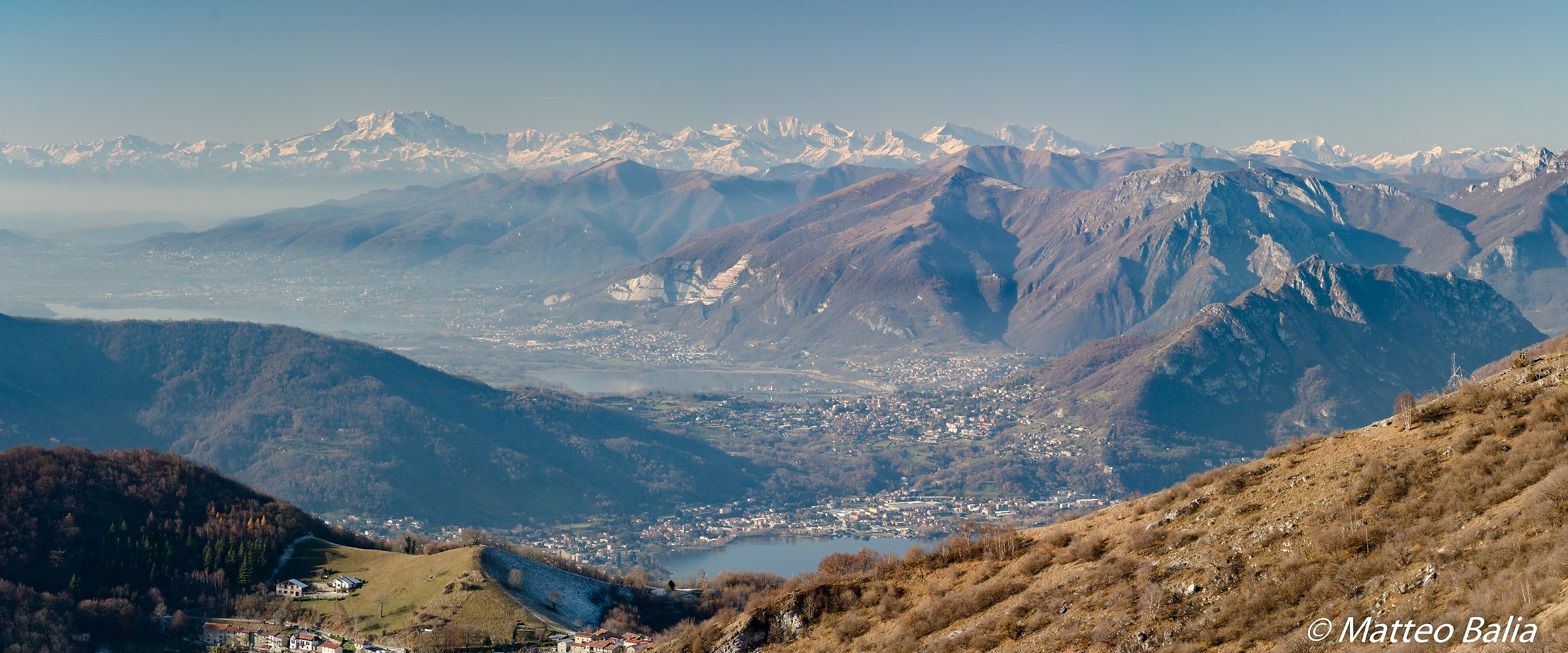 View from Valcava...