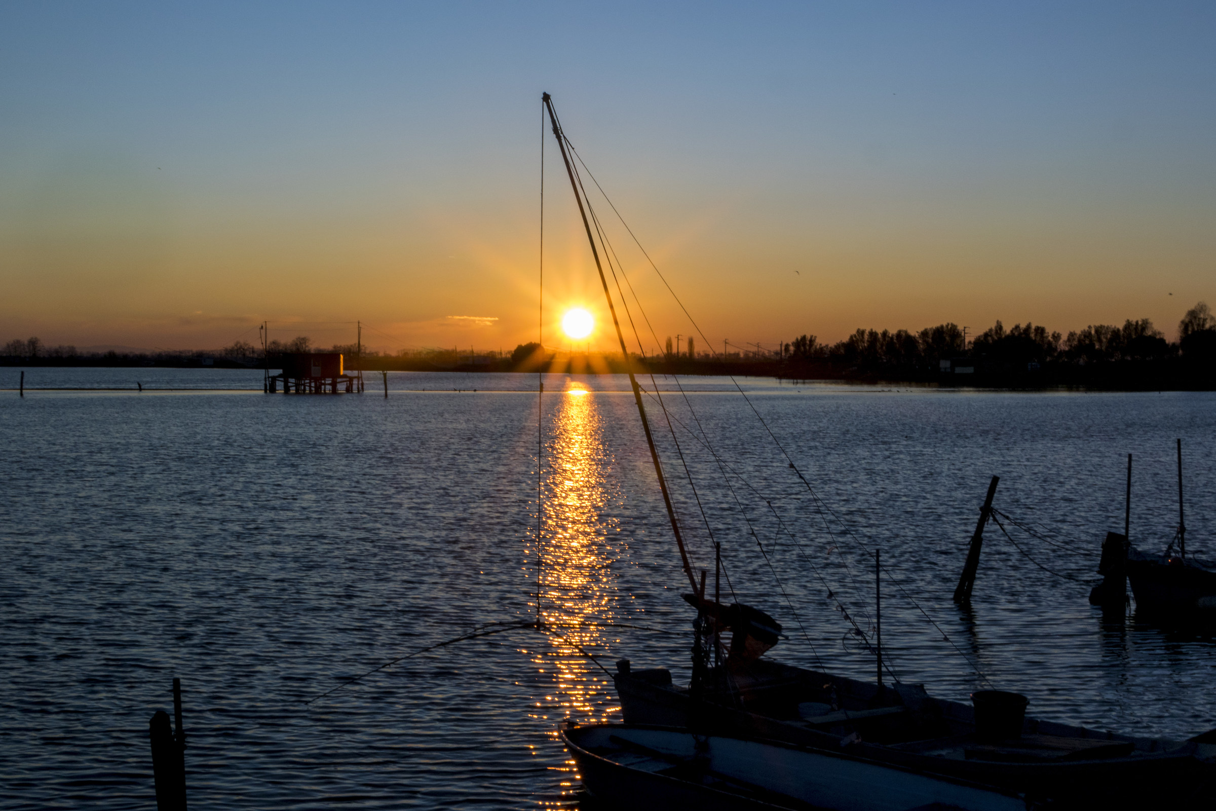 A sunset in Comacchio...