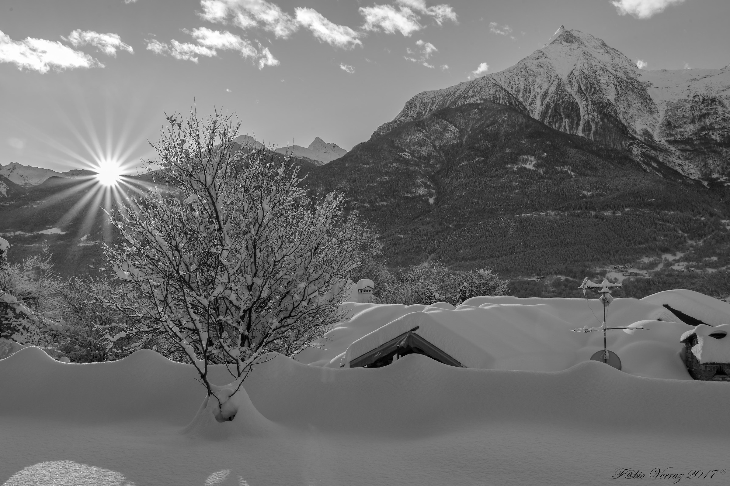 Snowy Aosta...