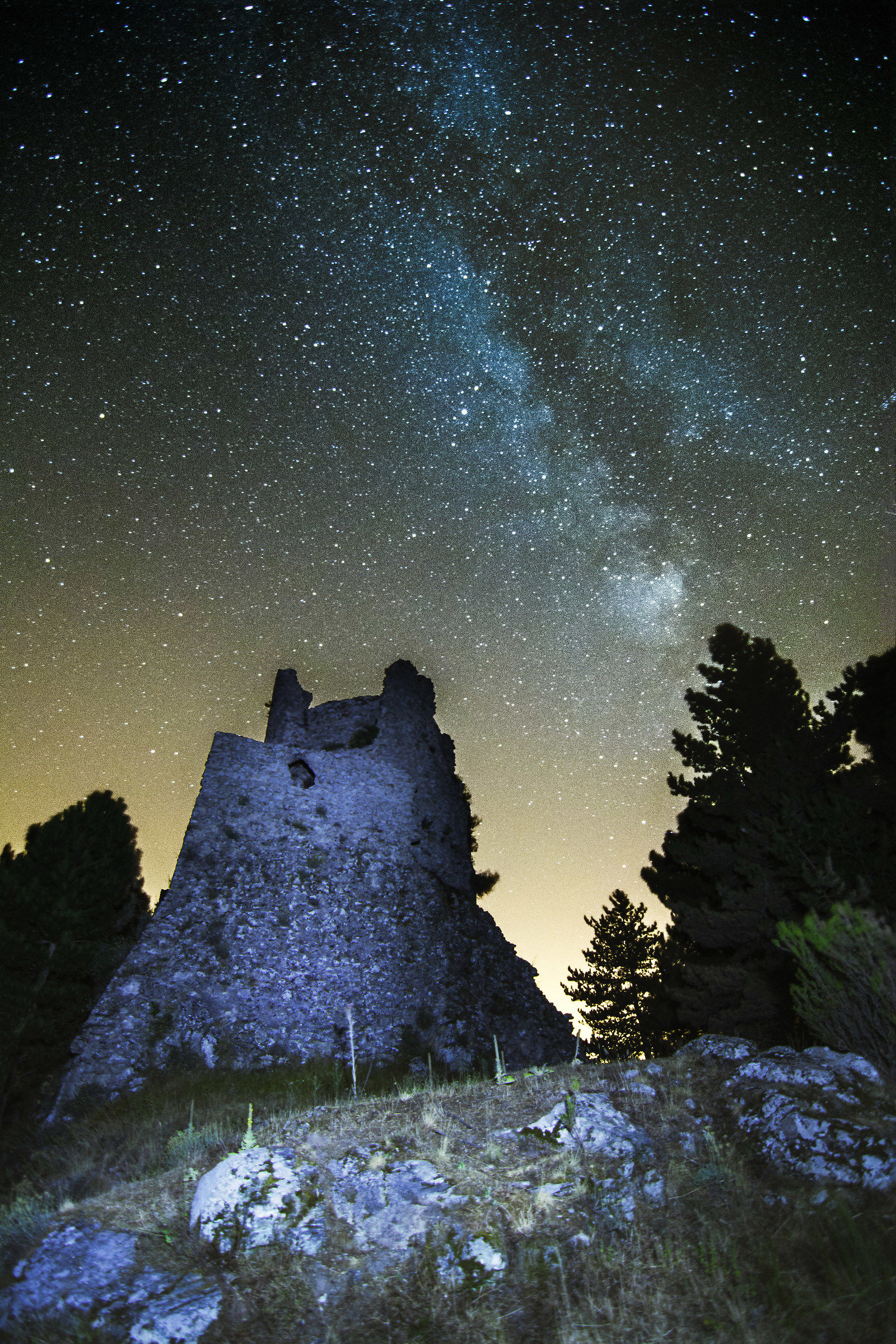 Via Lattea and Torre del Baiolardo (Taverna)...