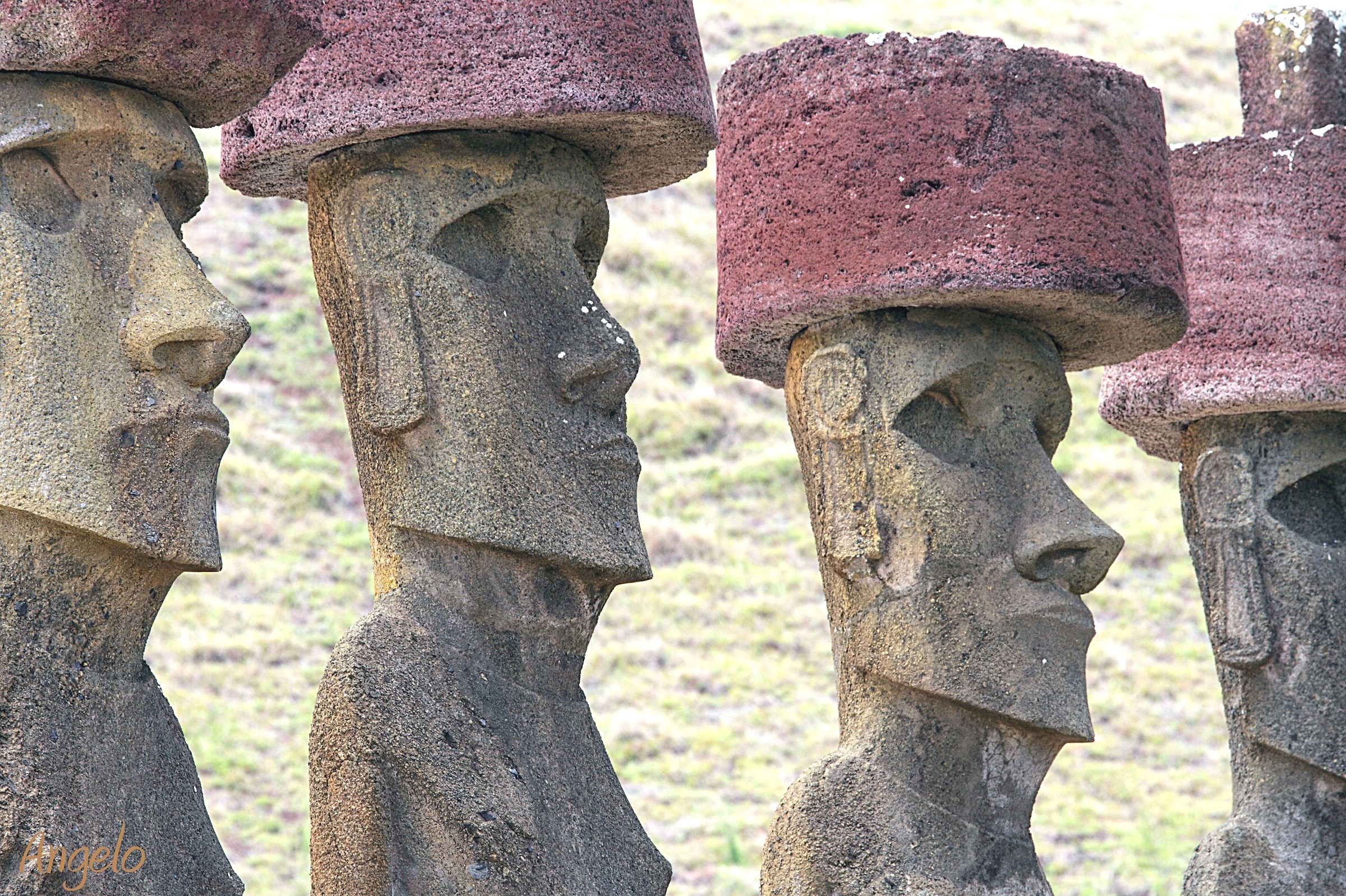 Moai, Isola di Pasqua, Cile...