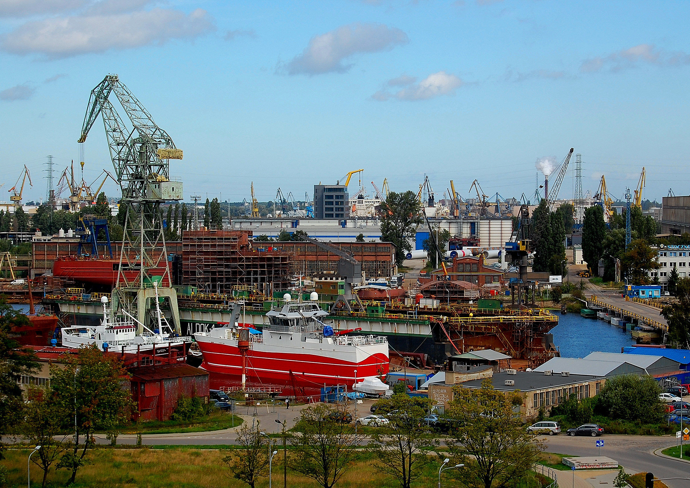 Gda?sk Shipyards: cradle of Solidarnosc...