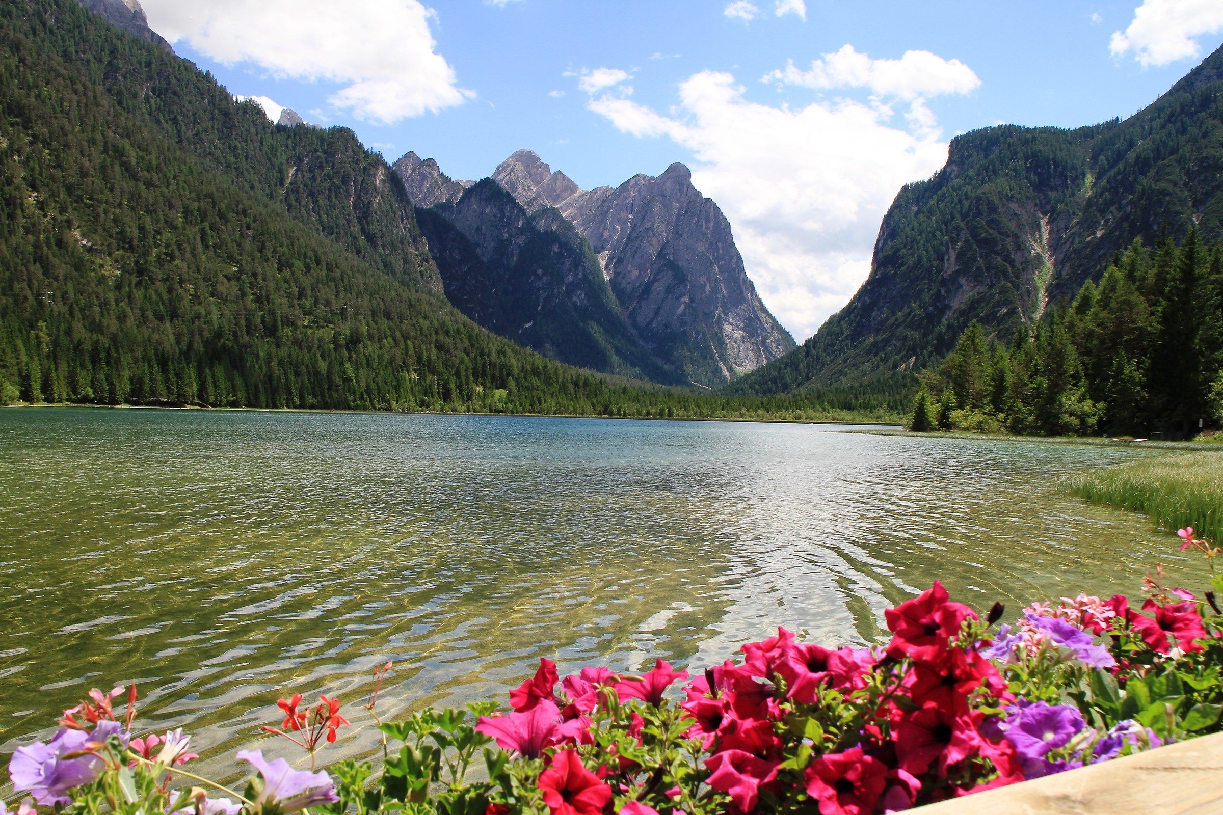 Lake Dobbiaco (South Tyrol)...