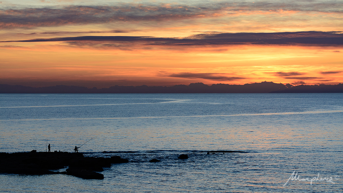 Sunset on the Gulf of Taranto...