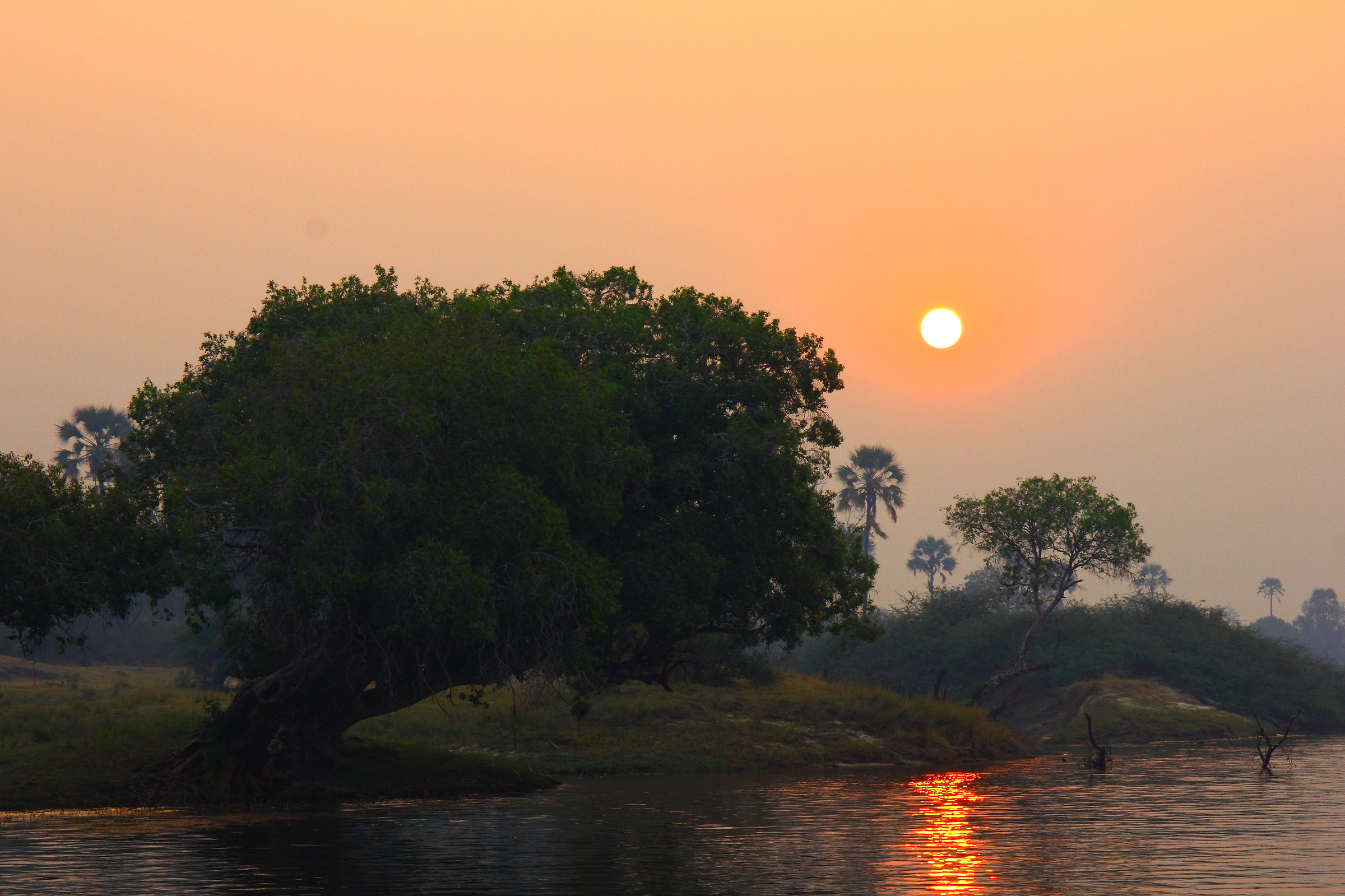 Sunset on the Zambezi...
