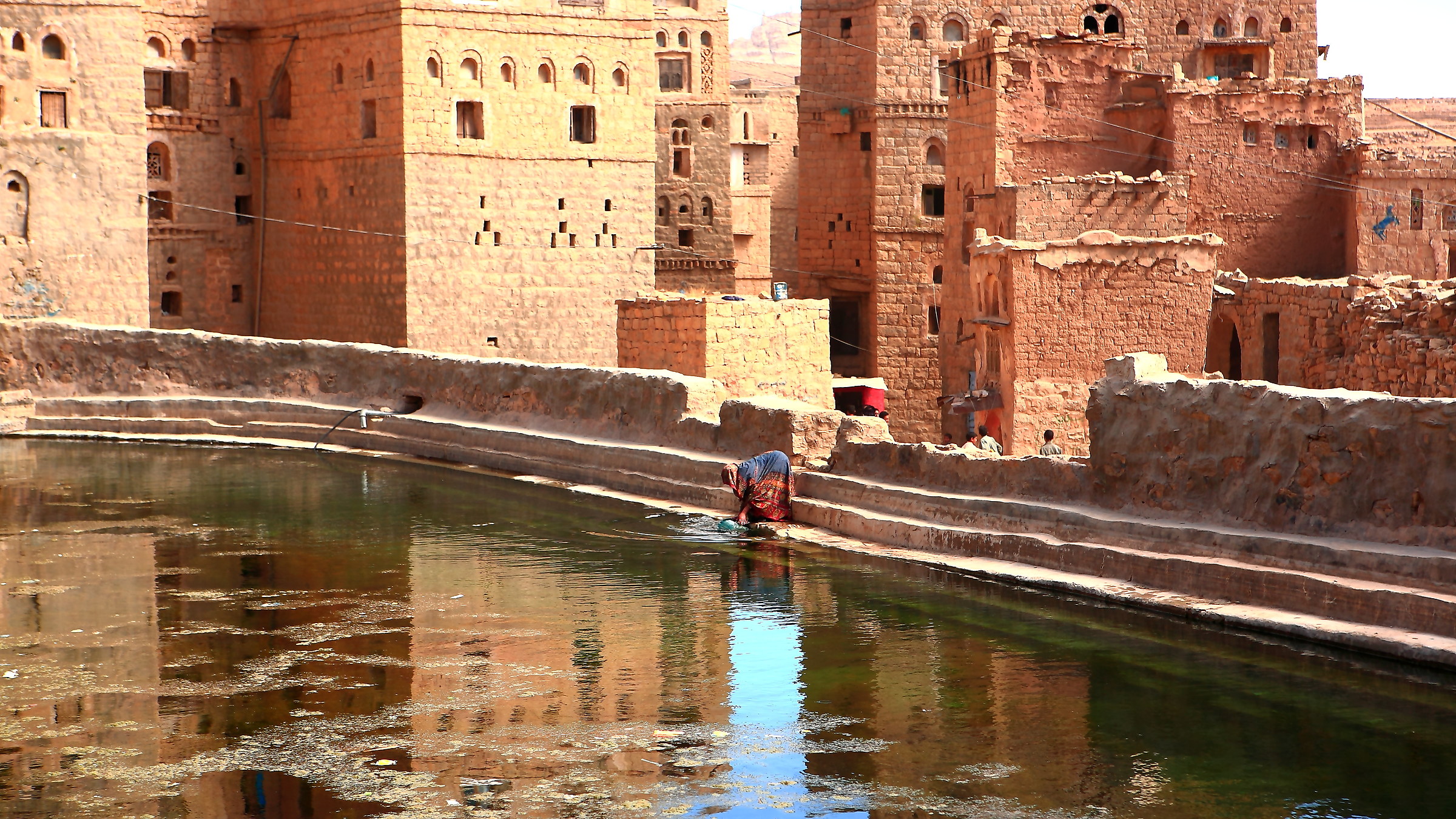 Hababa cistern (one of the most beautiful in Yemen)...