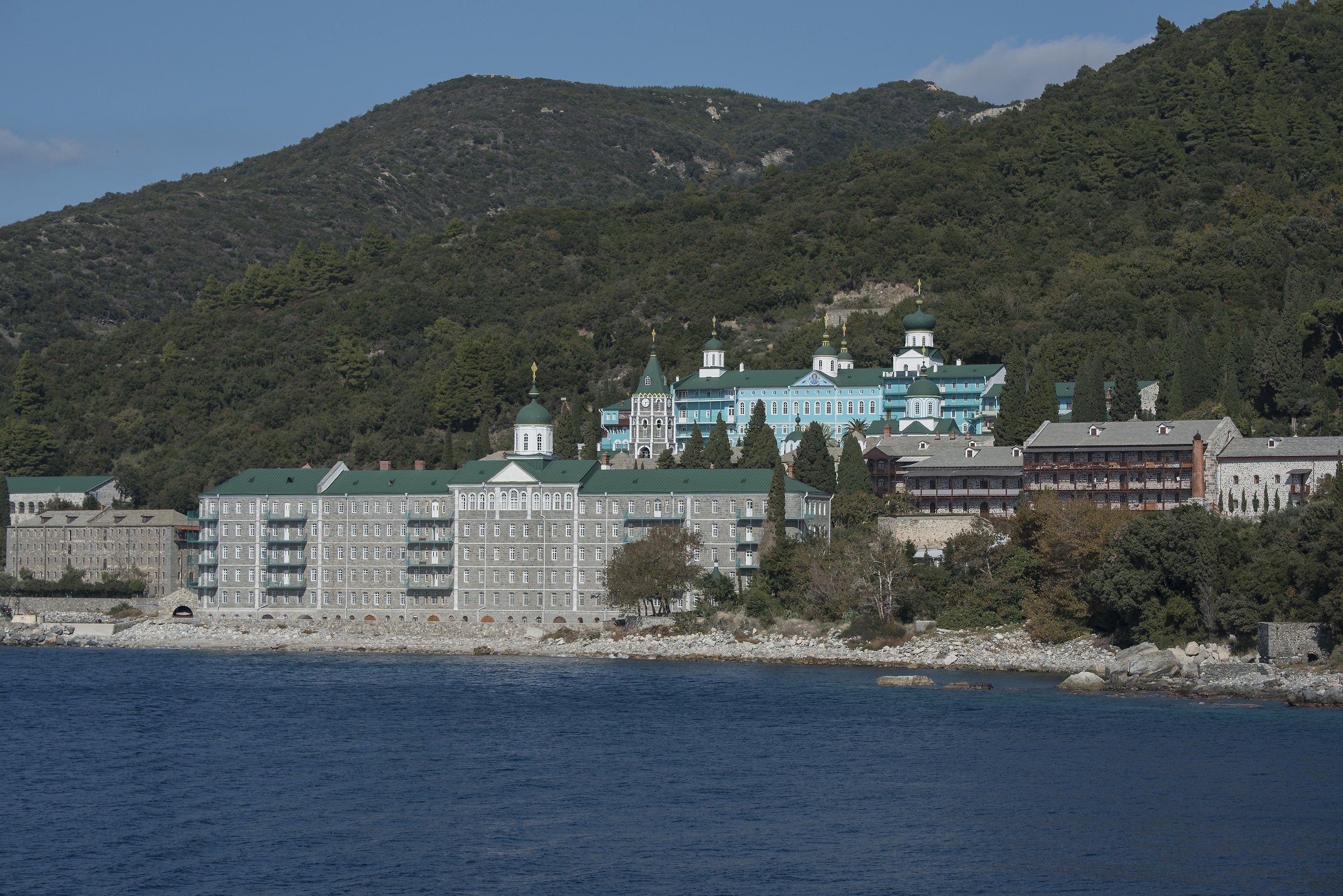 Russian monastery of the Republic of Mount Athos...