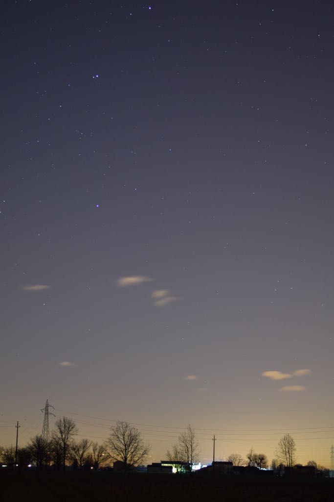 Starry skyline...