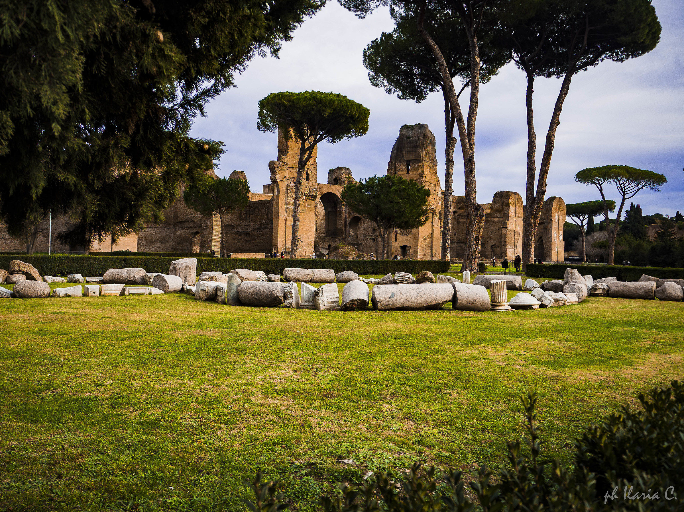 Caracalla's thermal baths...