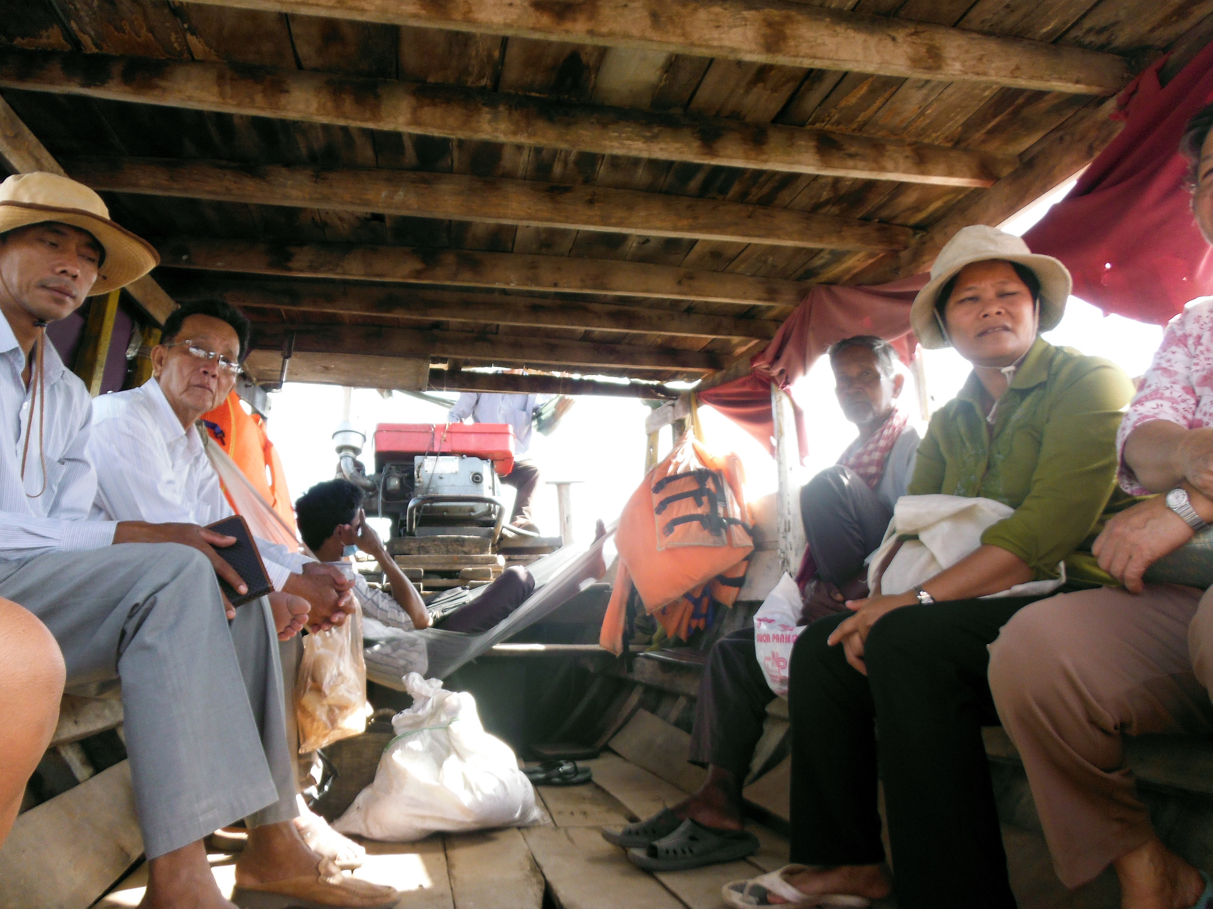 Lungo il Mekong, compagni di viaggio...