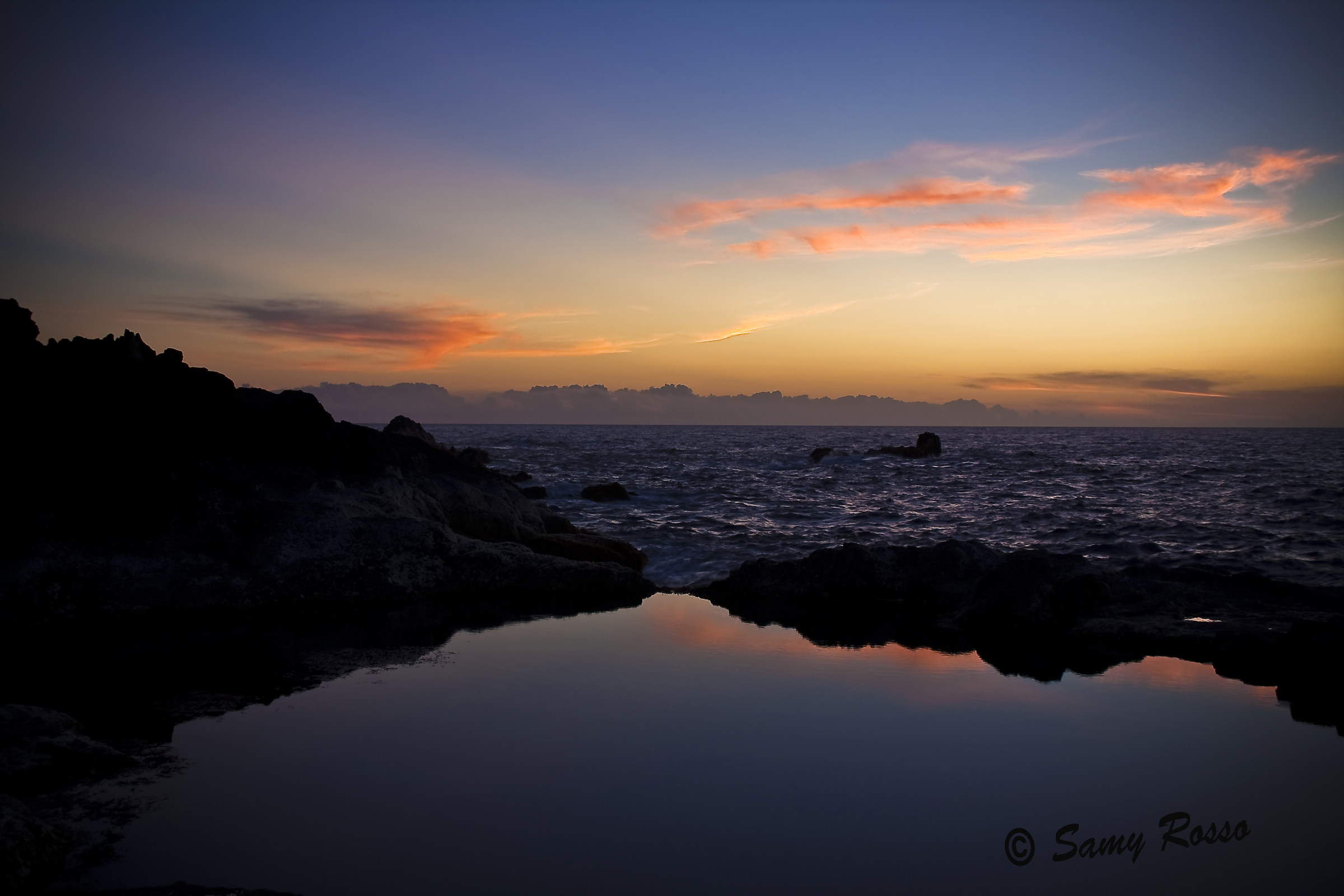 Reflection at sunset...