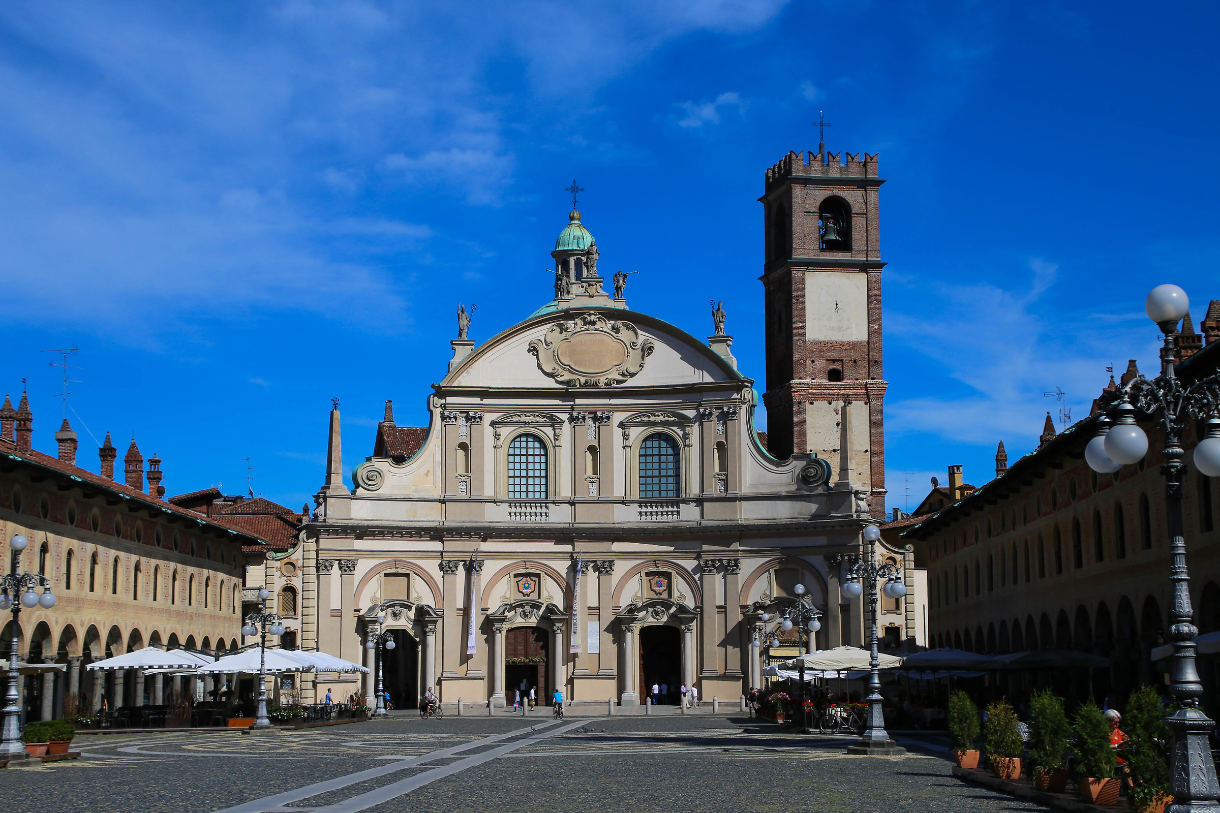 The Cathedral of Vigevano...