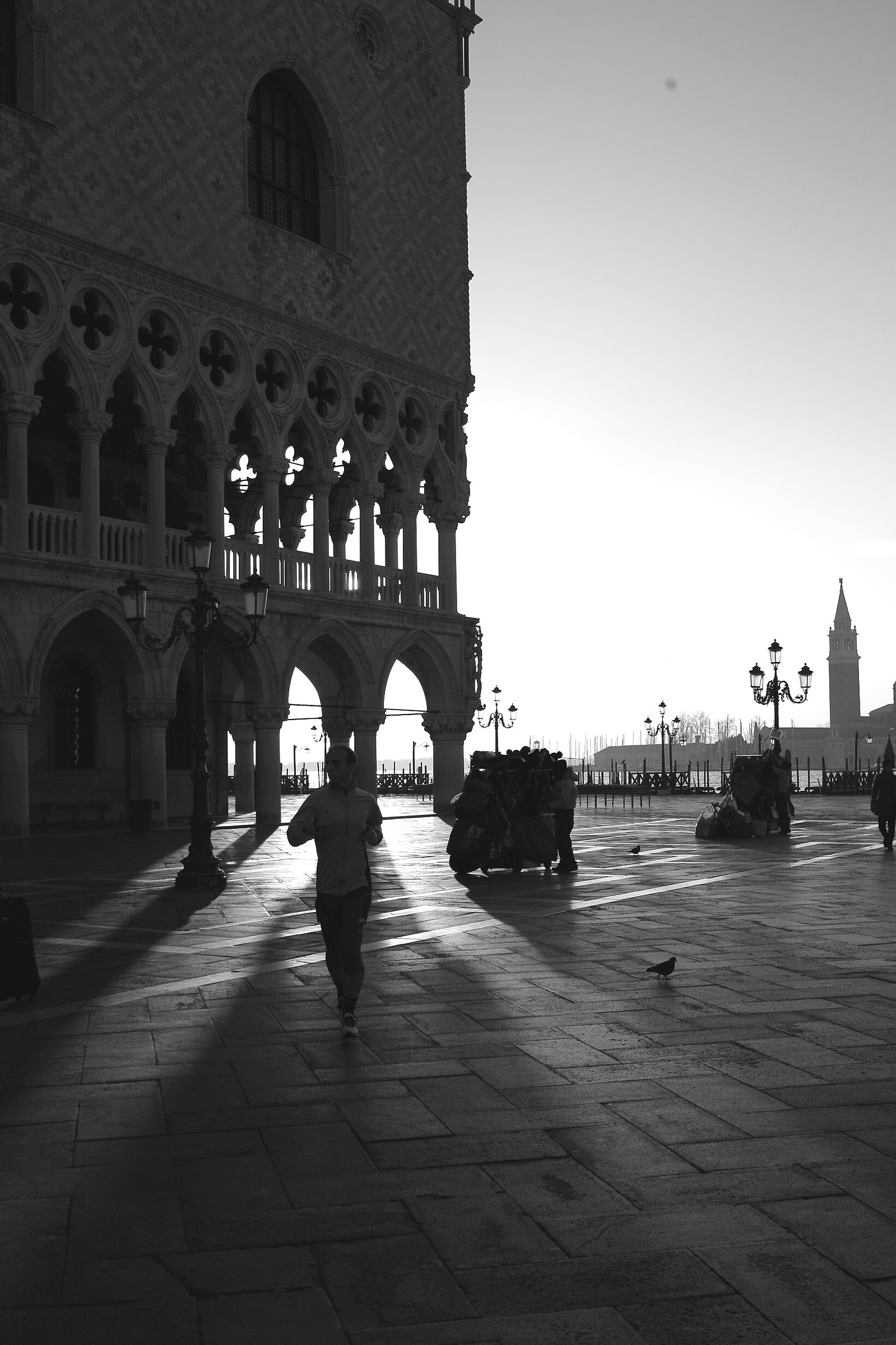 Running in Venice...