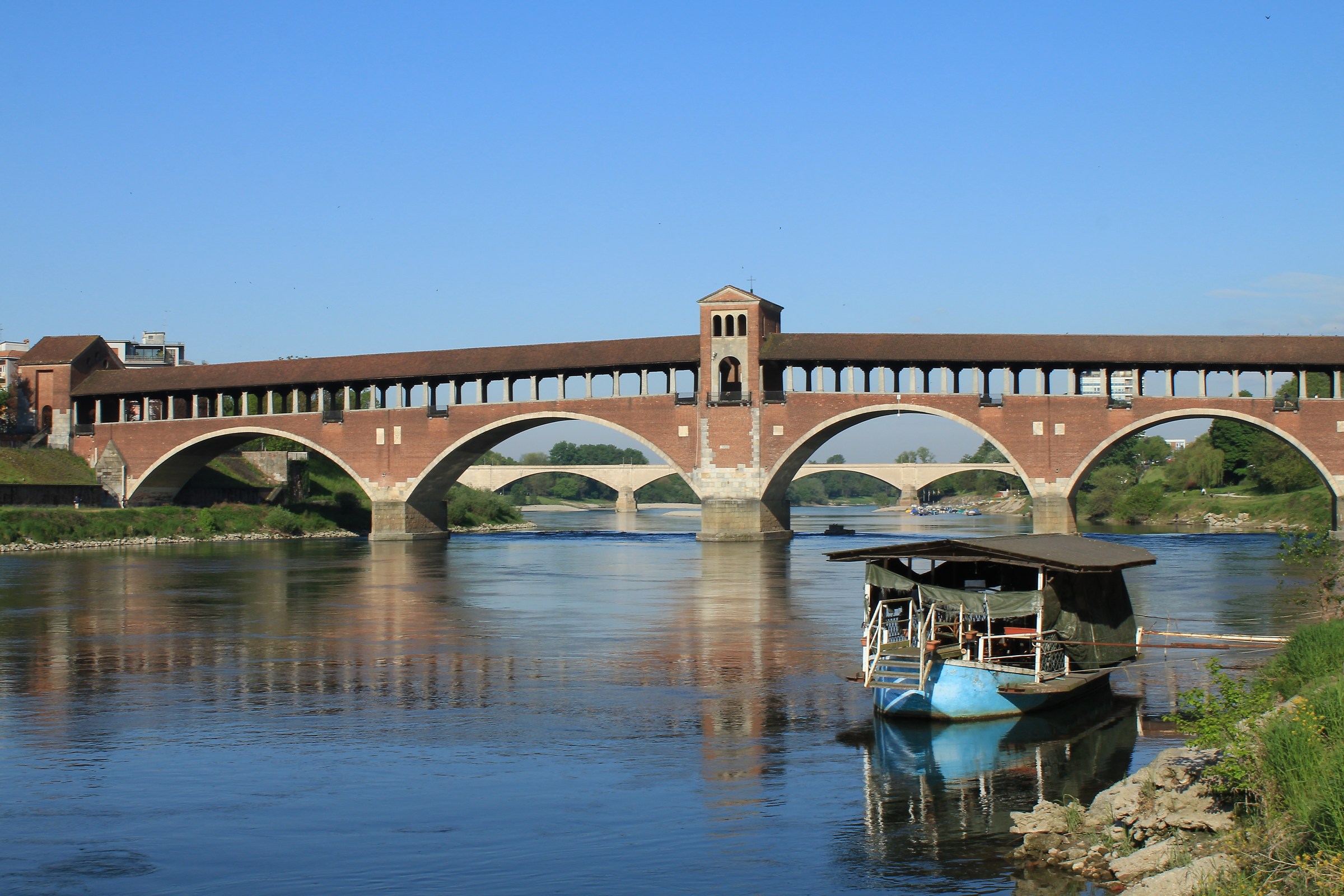 Pavia - Bridge over the Ticino...