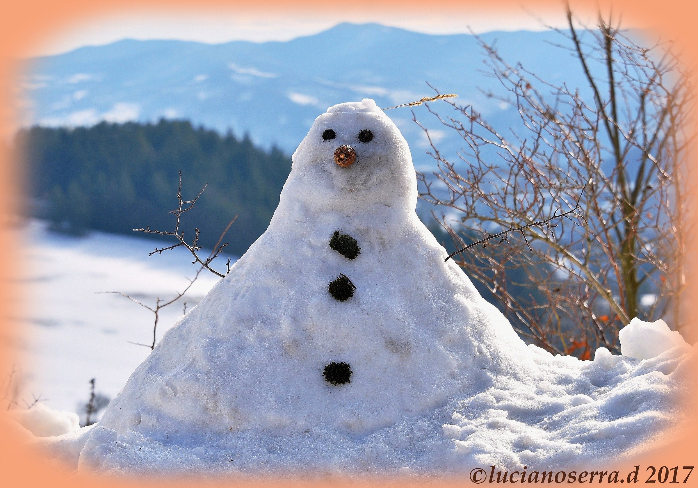 Snowman at the Passo della Raticosa (Fi)...