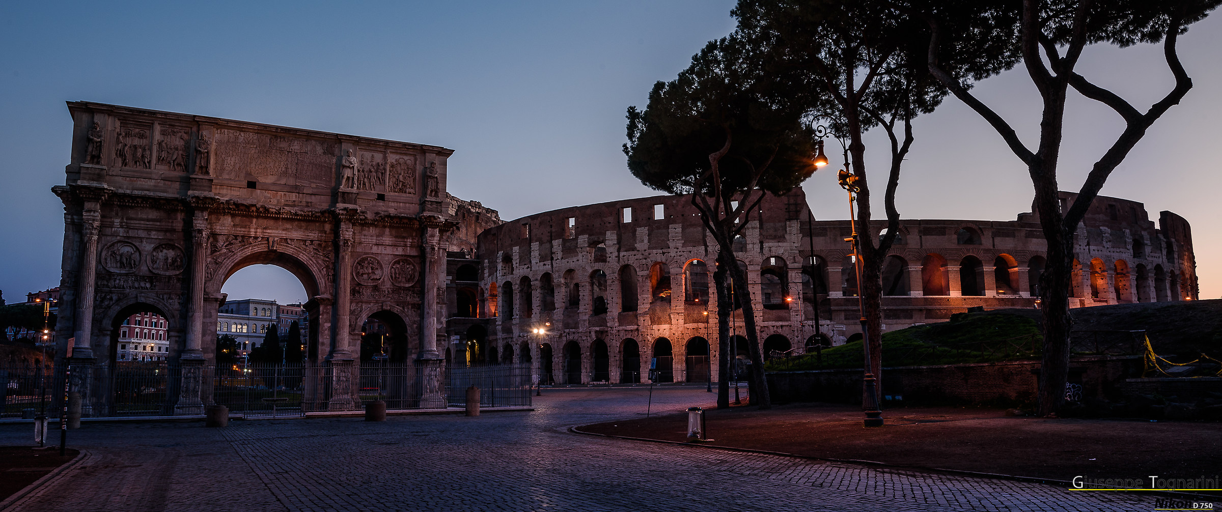 Sunrise at the Colosseum...