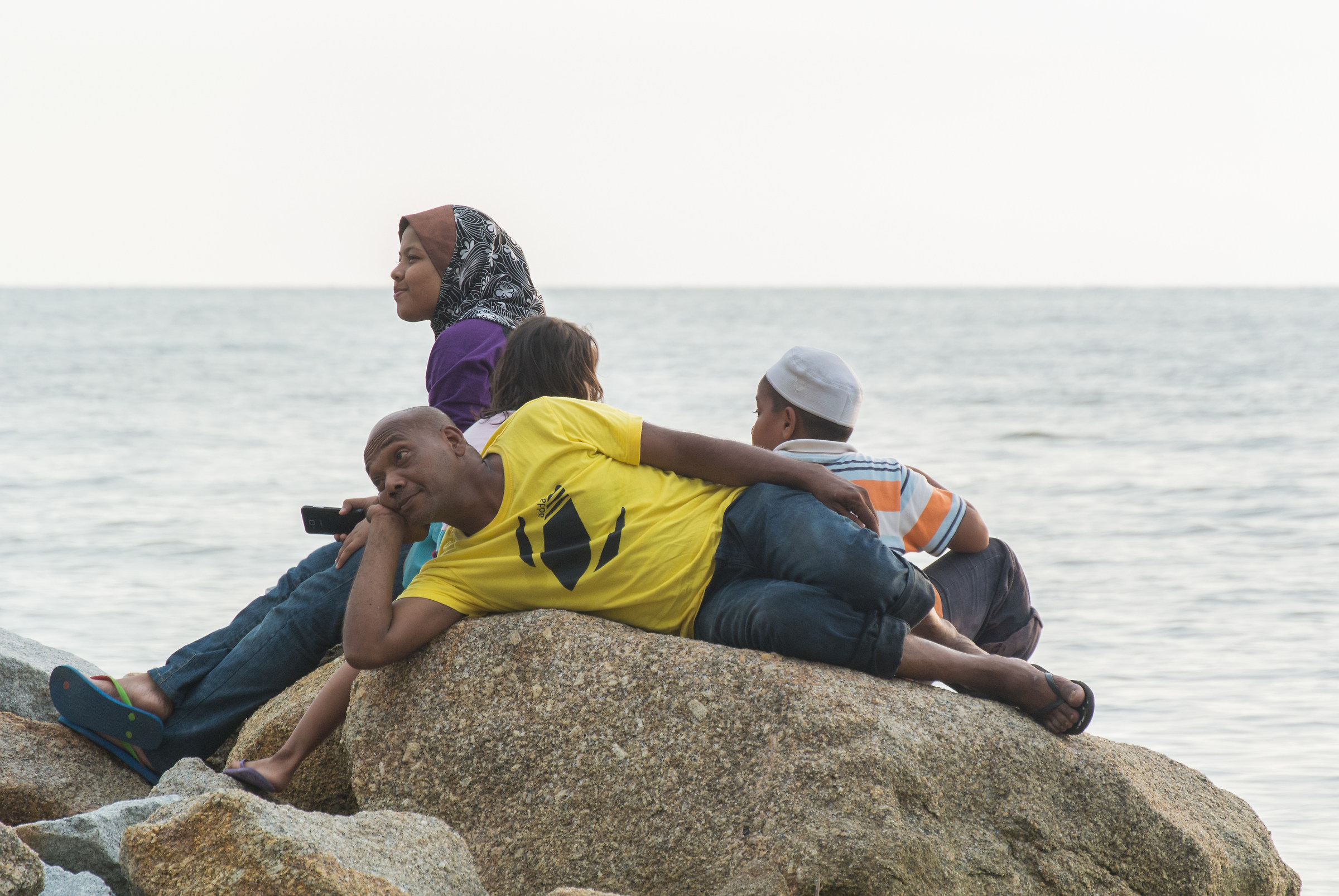 Family relaxation on Sunday afternoon...