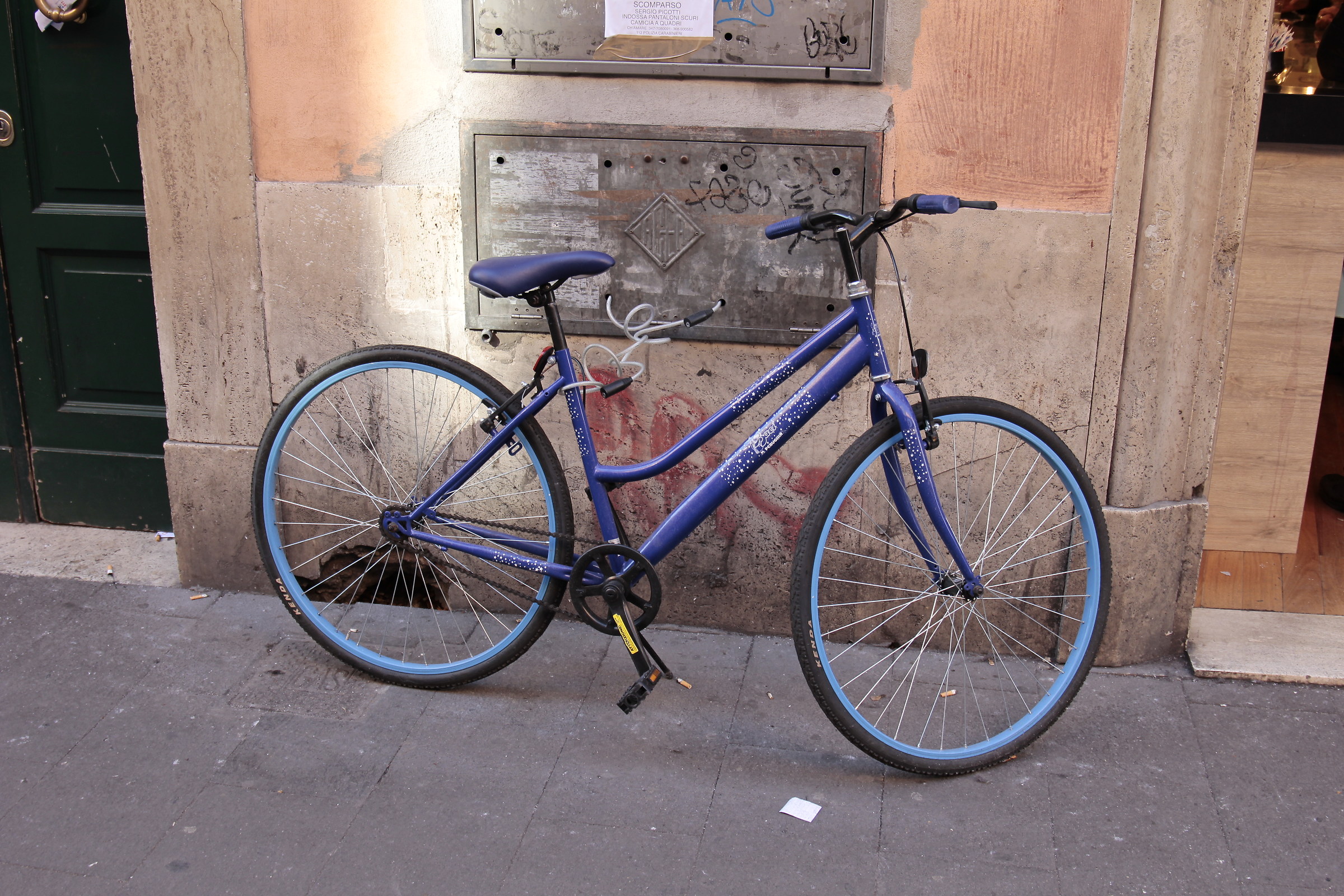 Bicycle with "Baci"...