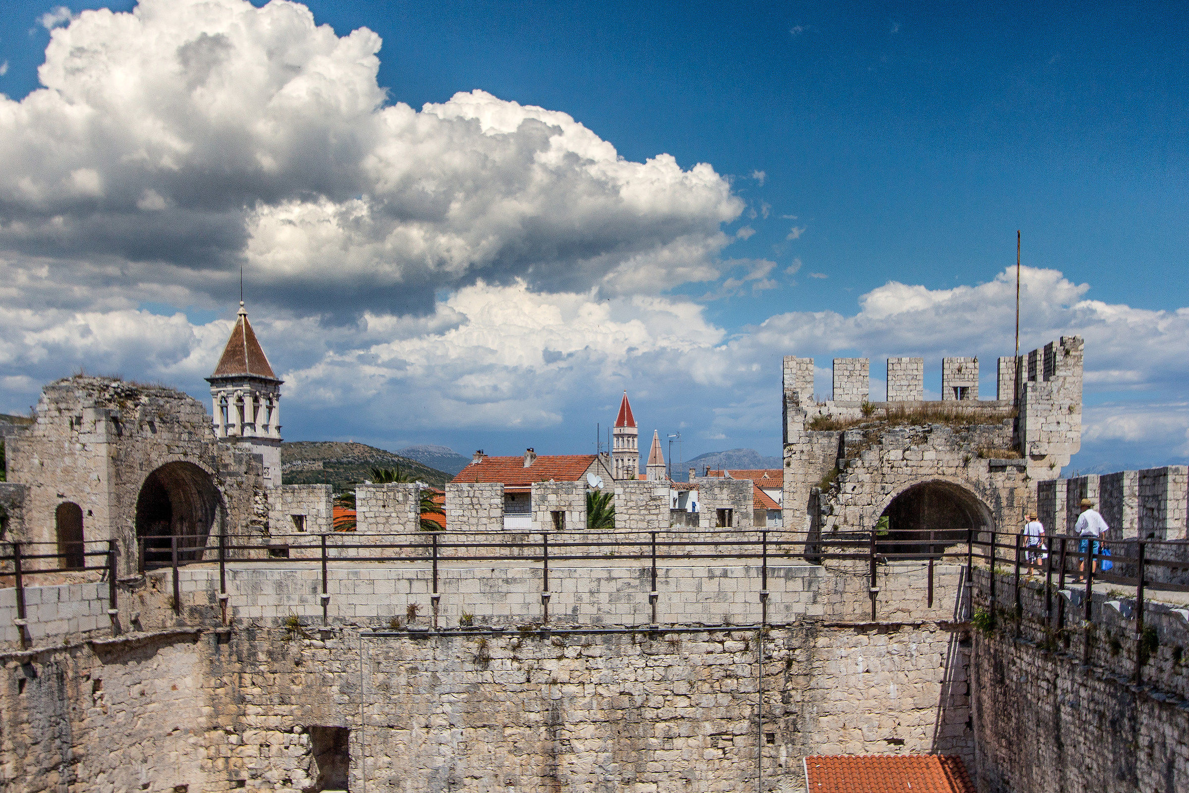 From the Trogir bastion...