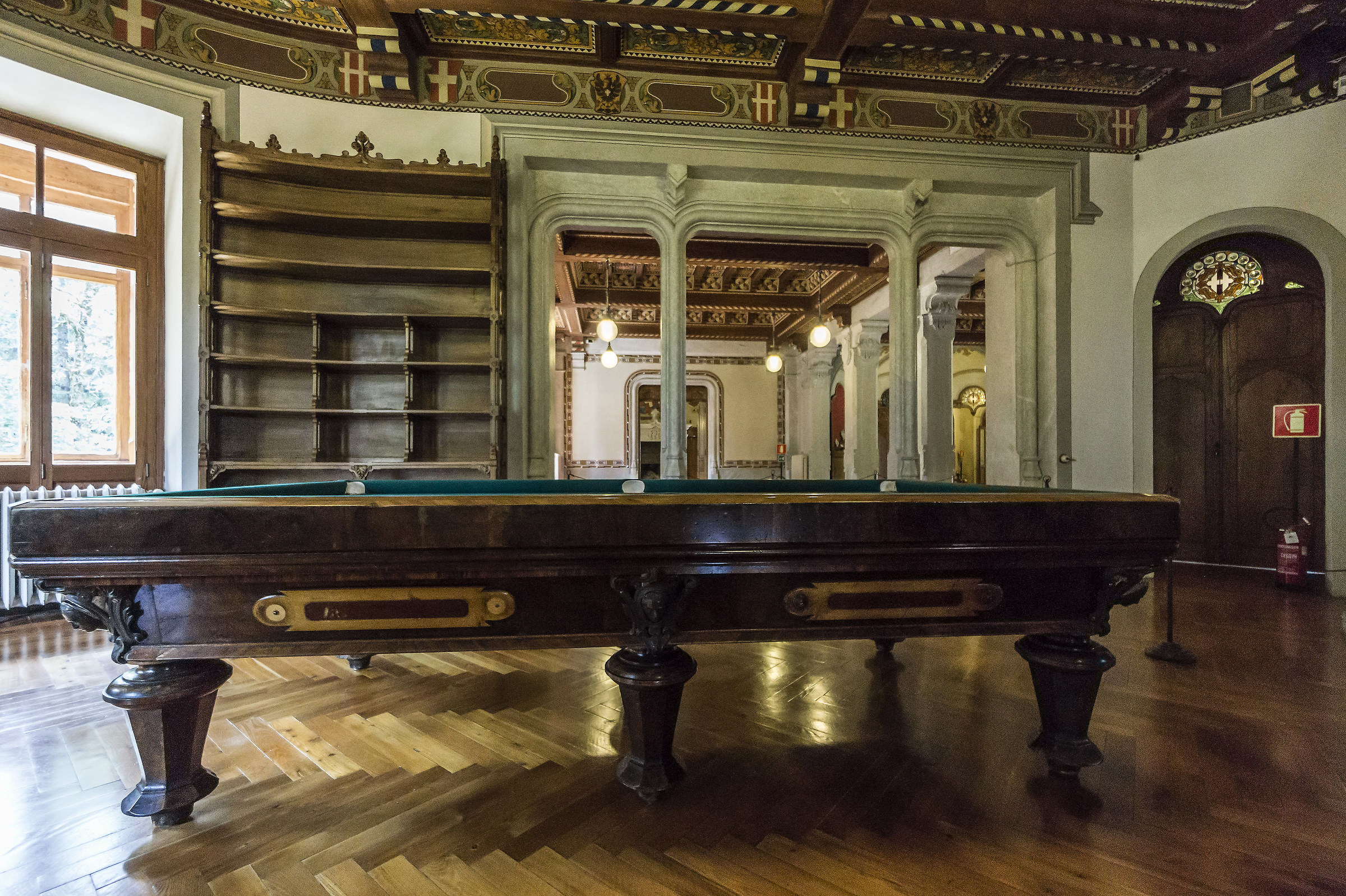 Gressoney - Castello Savoia - Billiard room...