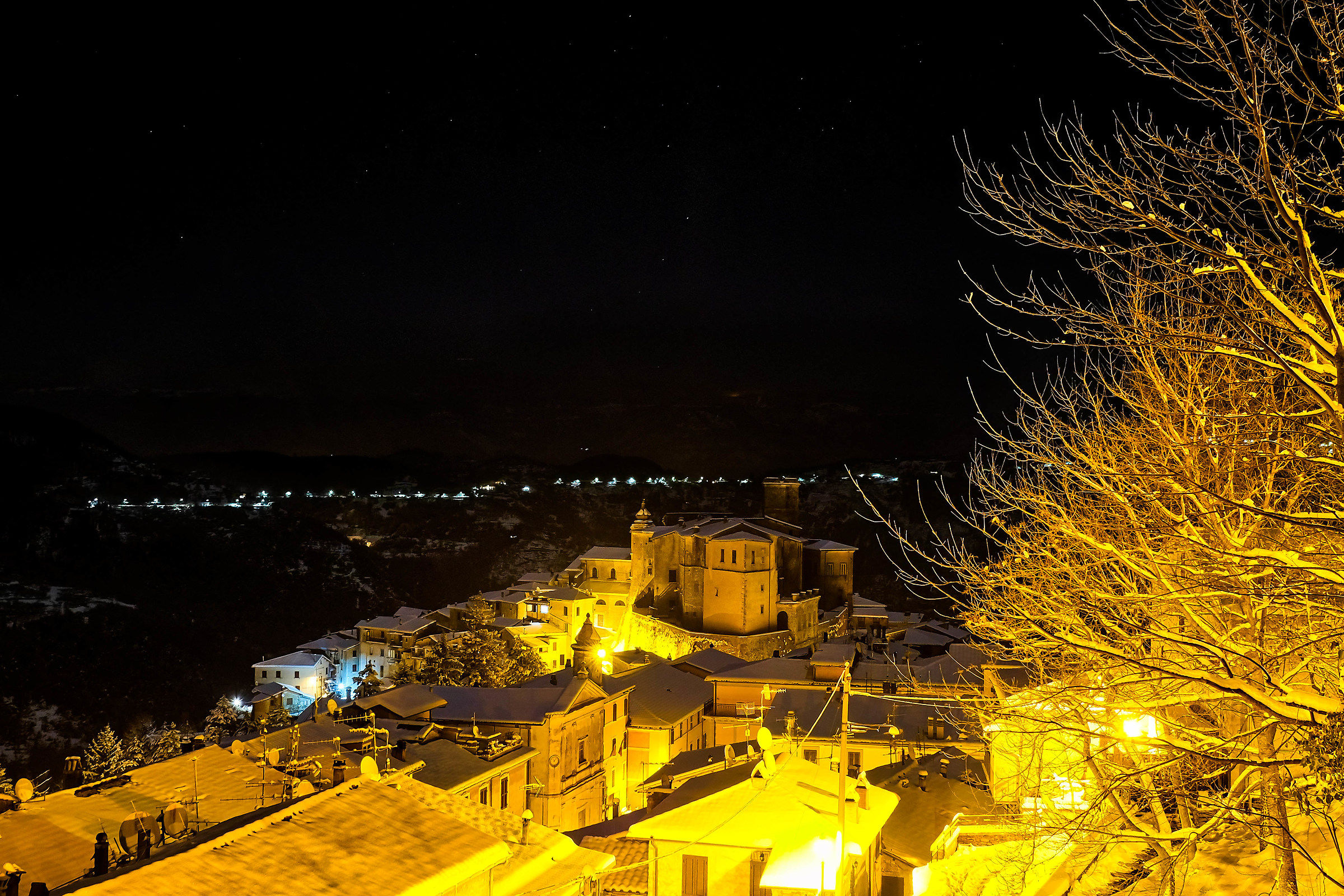From the mountain of San Vito...