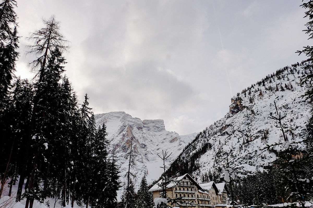 Hotel Braies at the Lake...