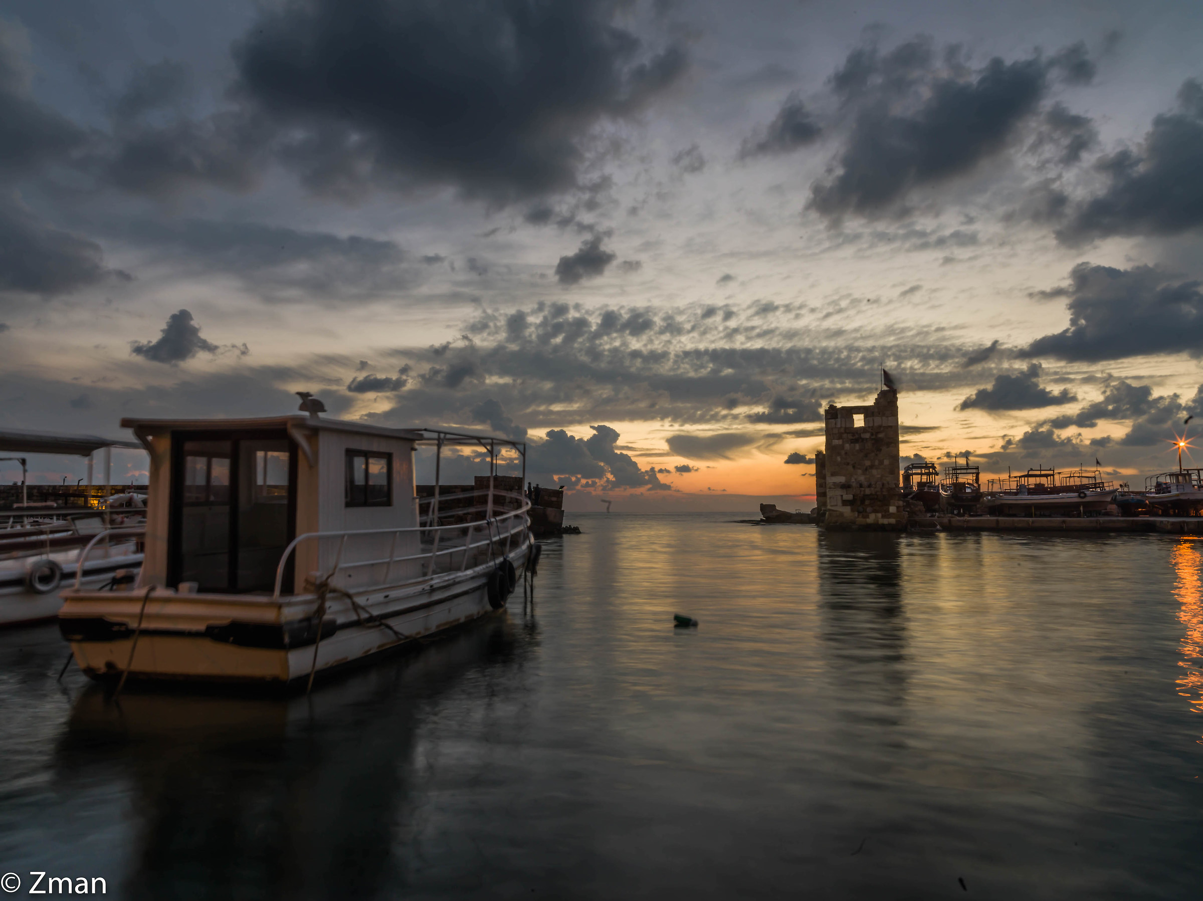 Byblos Port at Sunset...