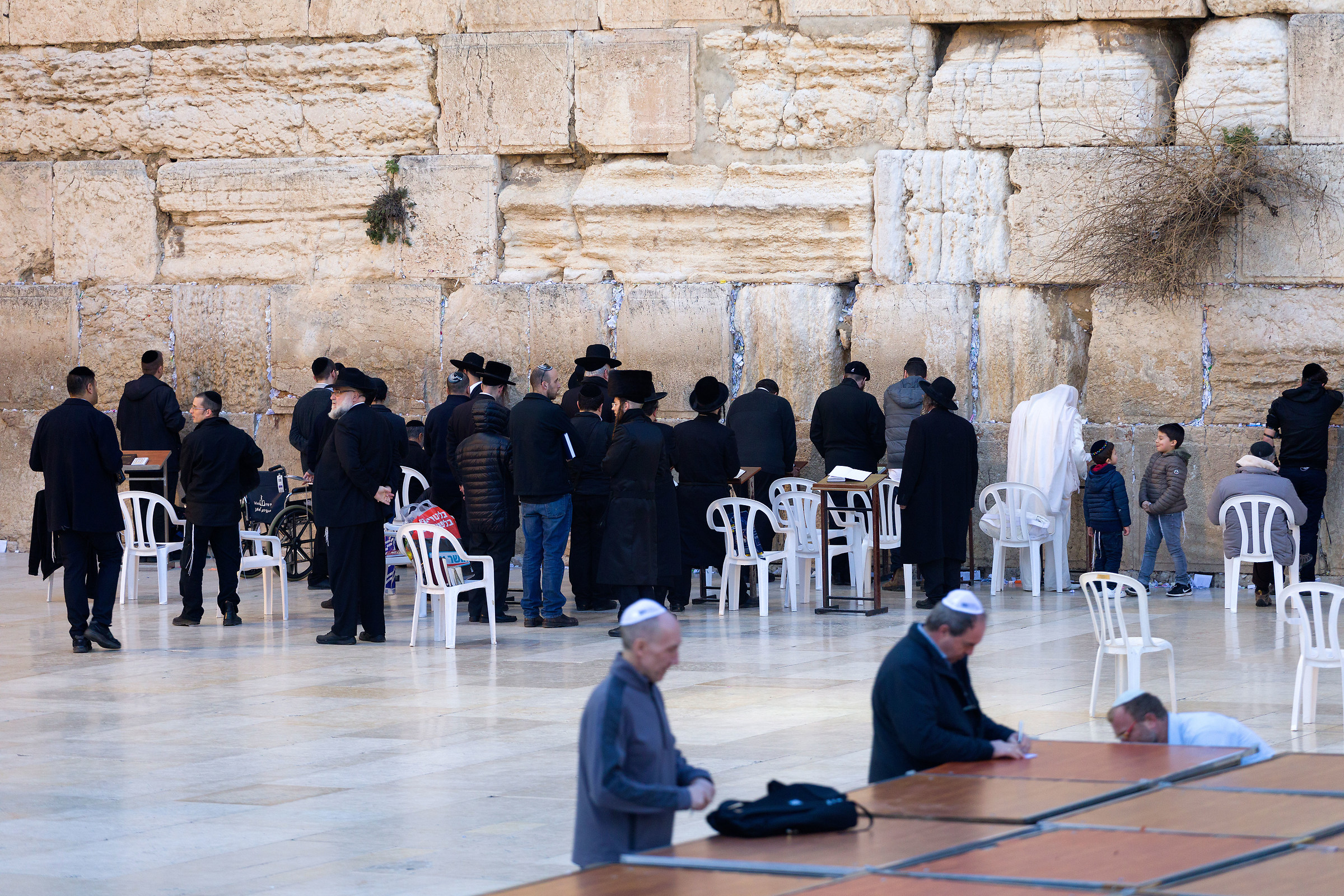 The wailing wall...
