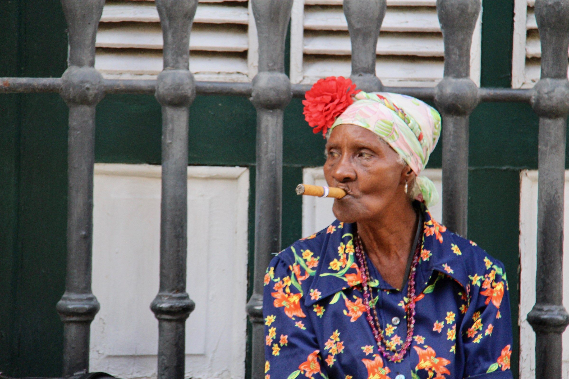 Havana cigar smoker...