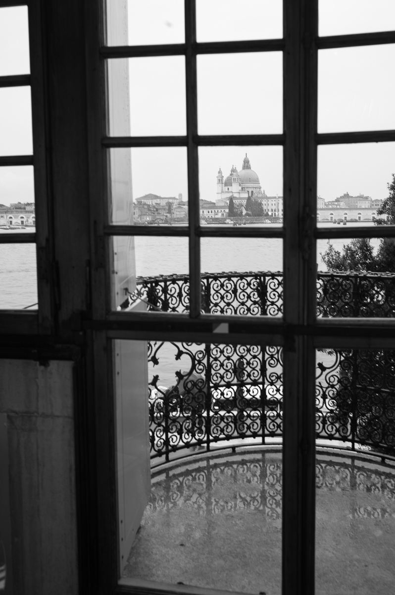 From the window...