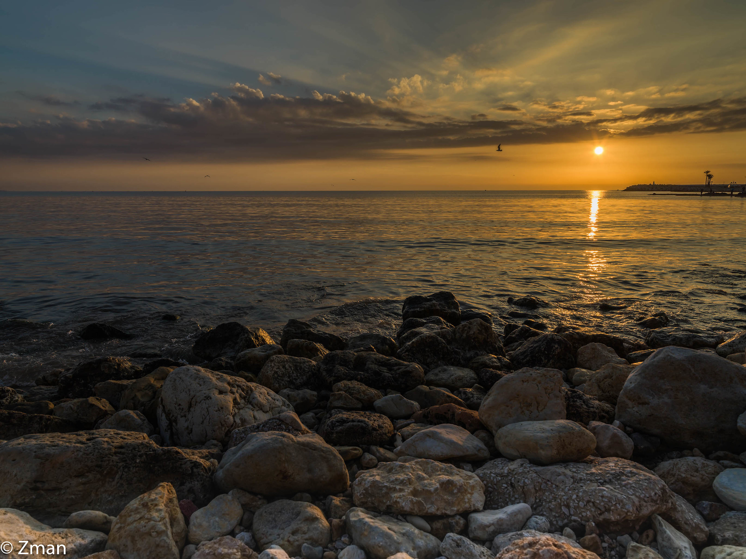 Rocks, Sea and Sunset...
