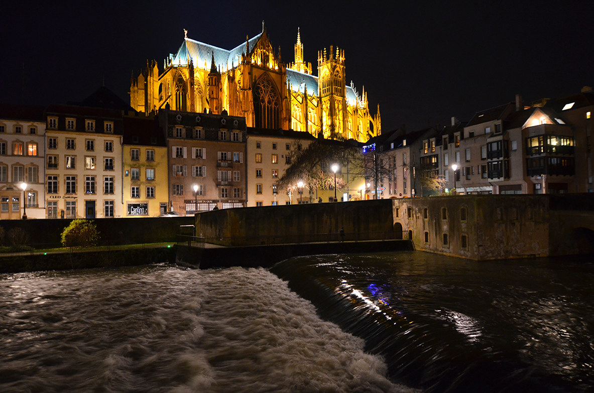 Moselle river Metz...