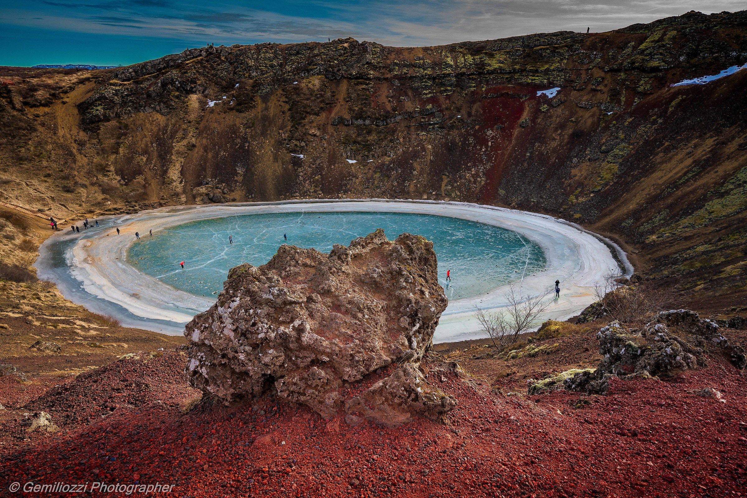 Crater of Kerio Iceland 2018...