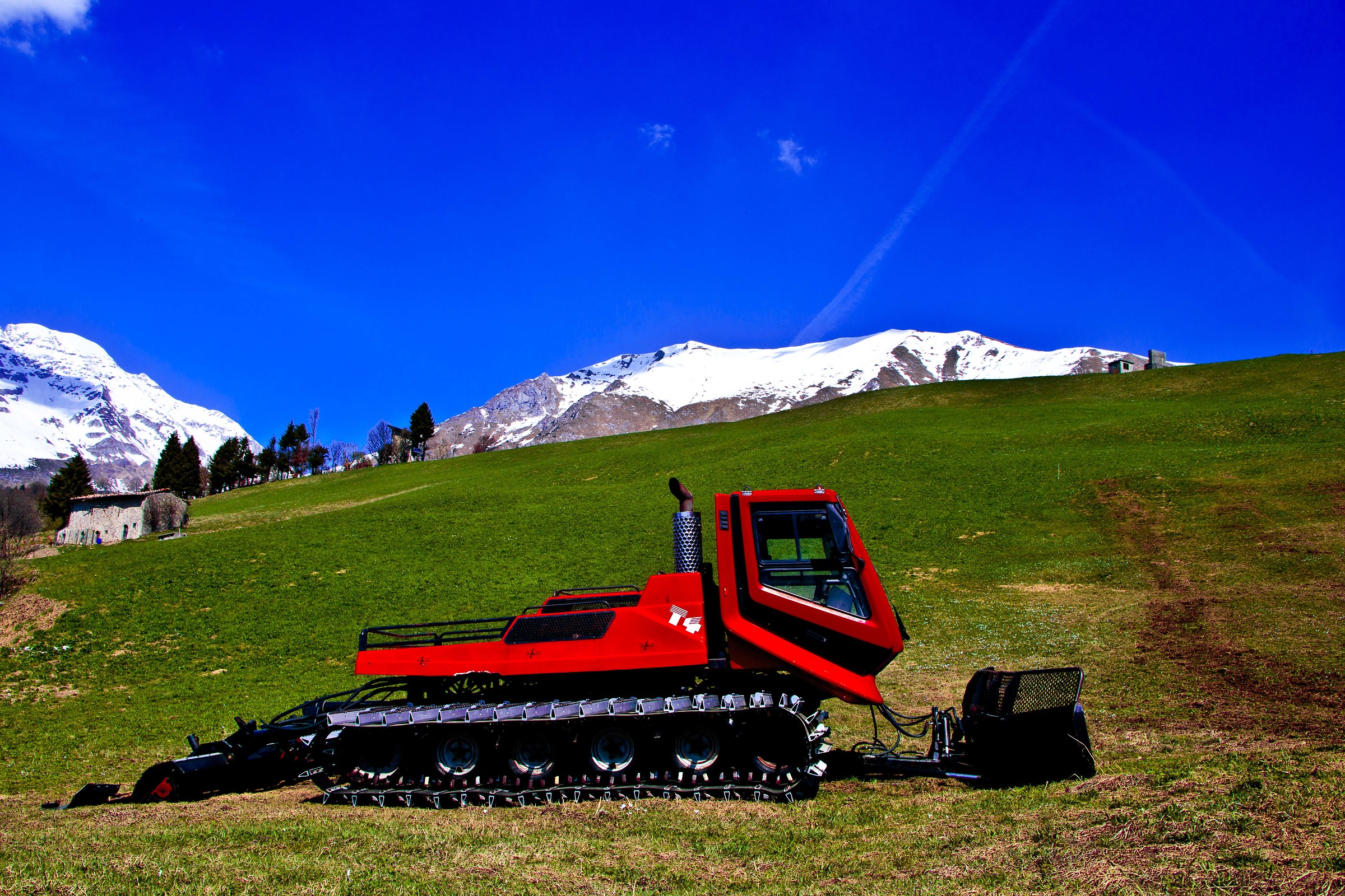Snowplow on holiday...