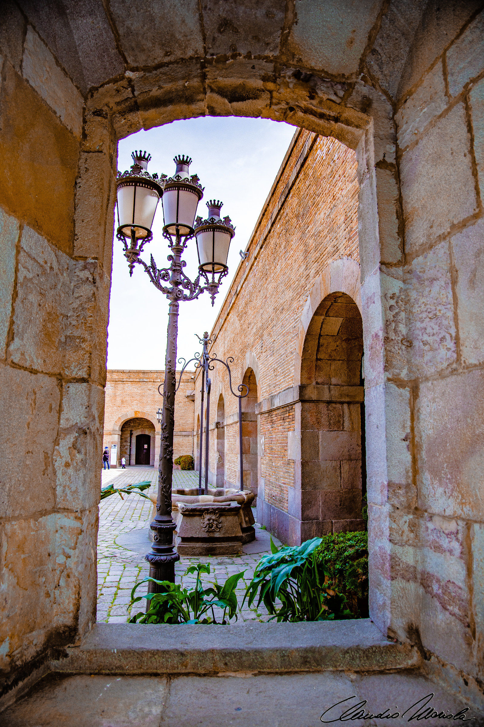 Well in the Castell de Montjuïc...