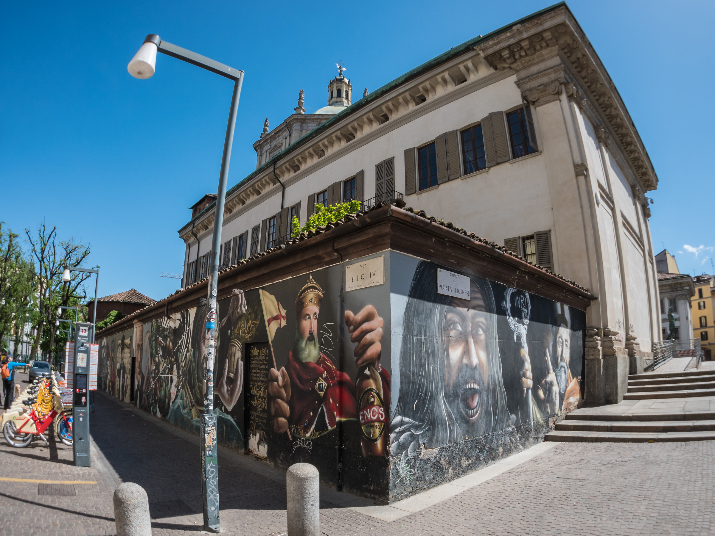 Murals-Colonne di San Lorenzo-Milan...
