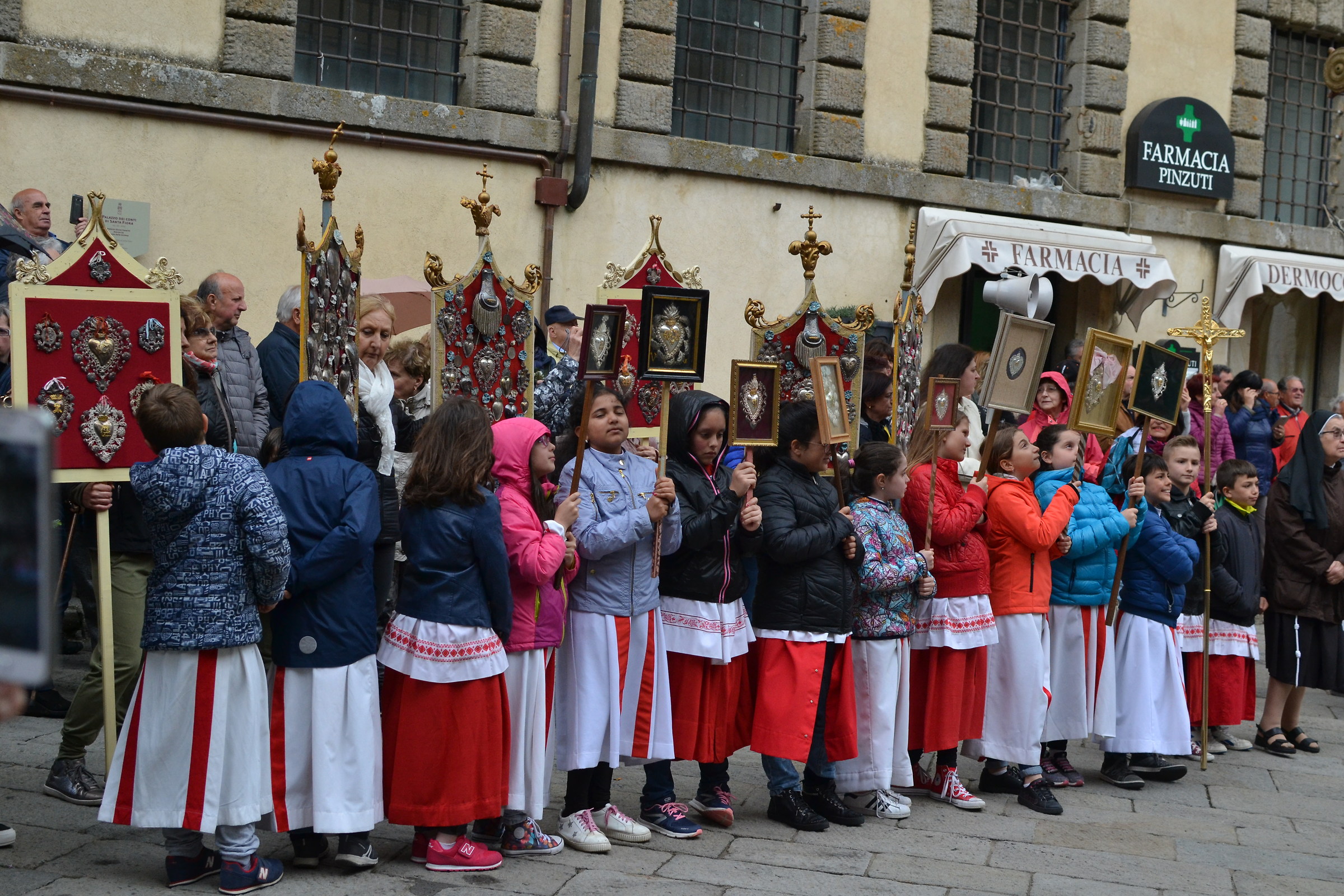 3 April 2018 crucifixion Party Santa Fiora (GR...